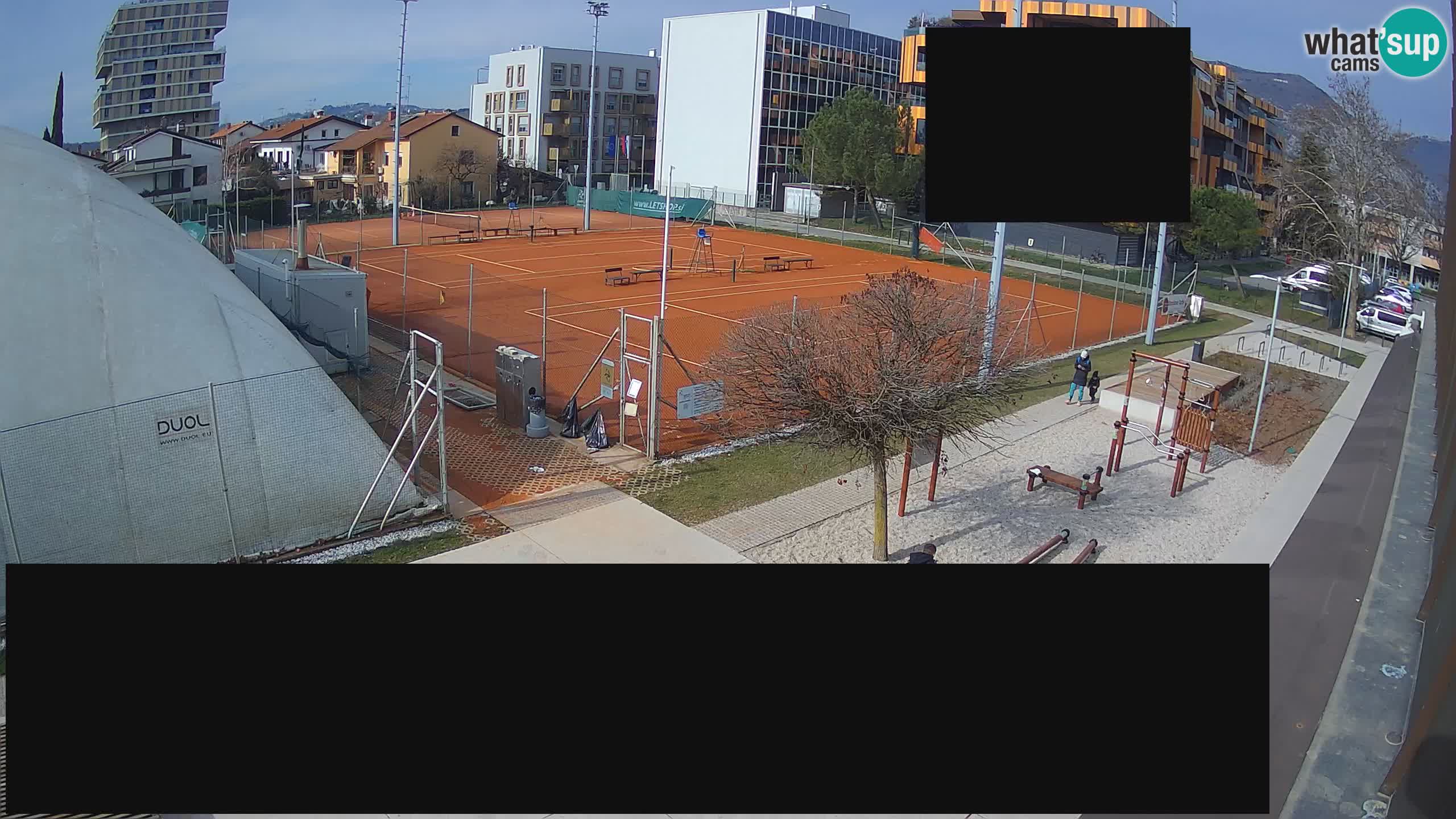 Live webcam ﻿Tennis Club Nova Gorica