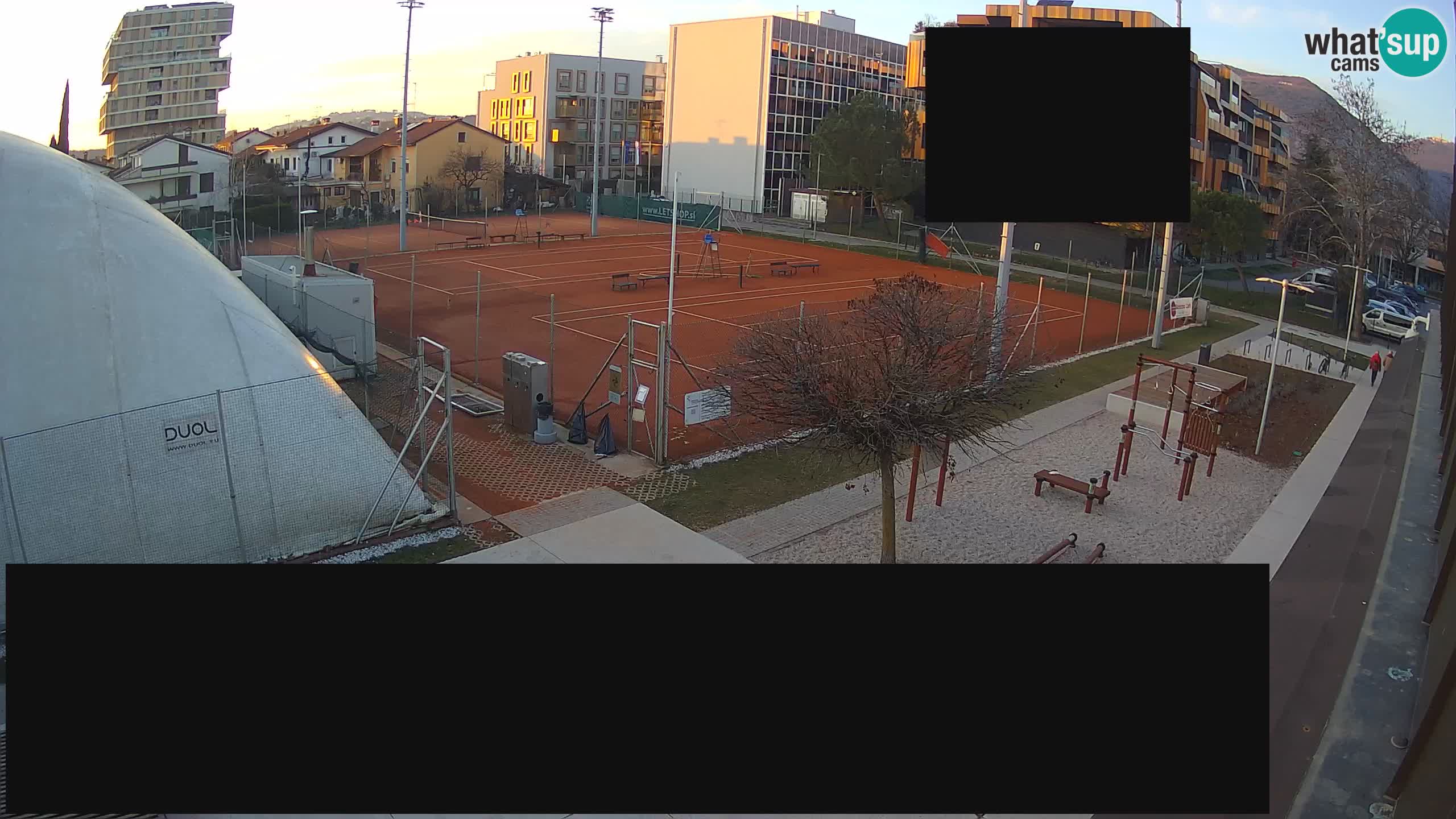 Live webcam ﻿Tennis Club Nova Gorica