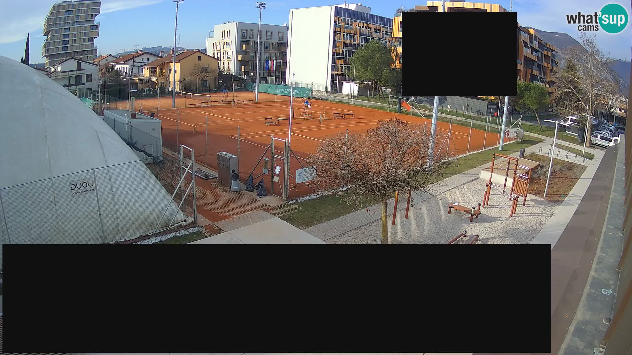 Live webcam ﻿Tennis Club Nova Gorica