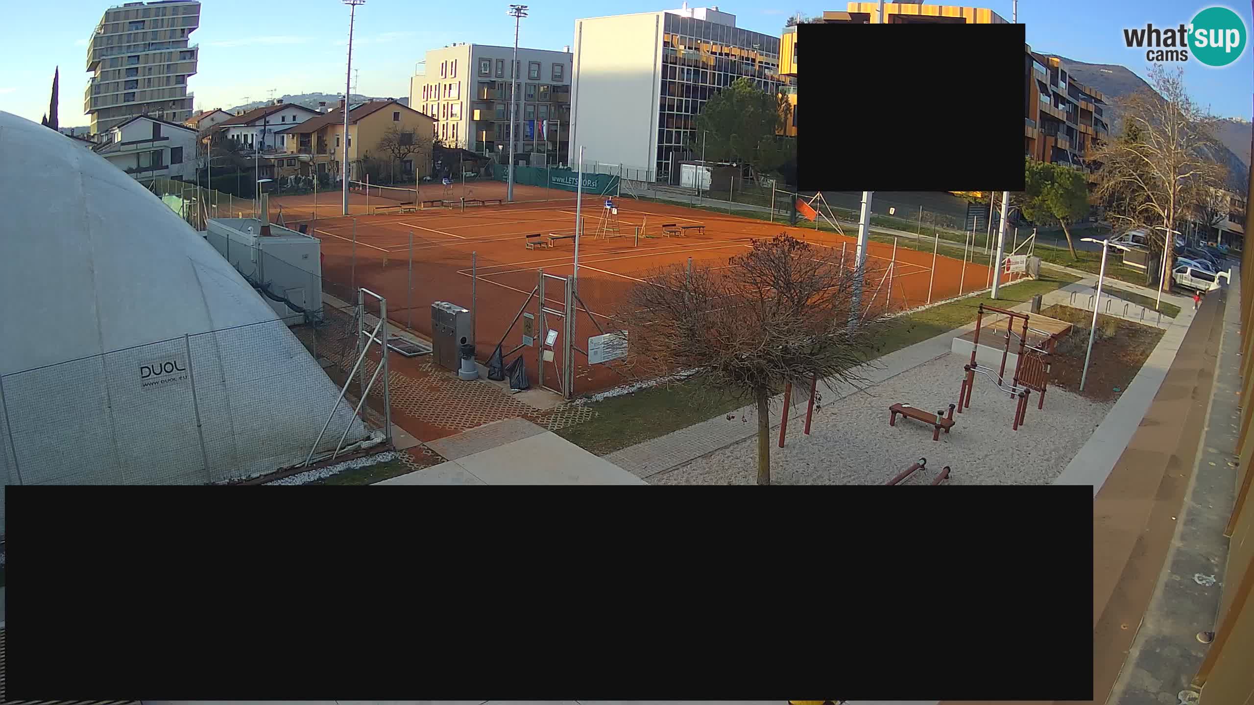 Live webcam ﻿Tennis Club Nova Gorica