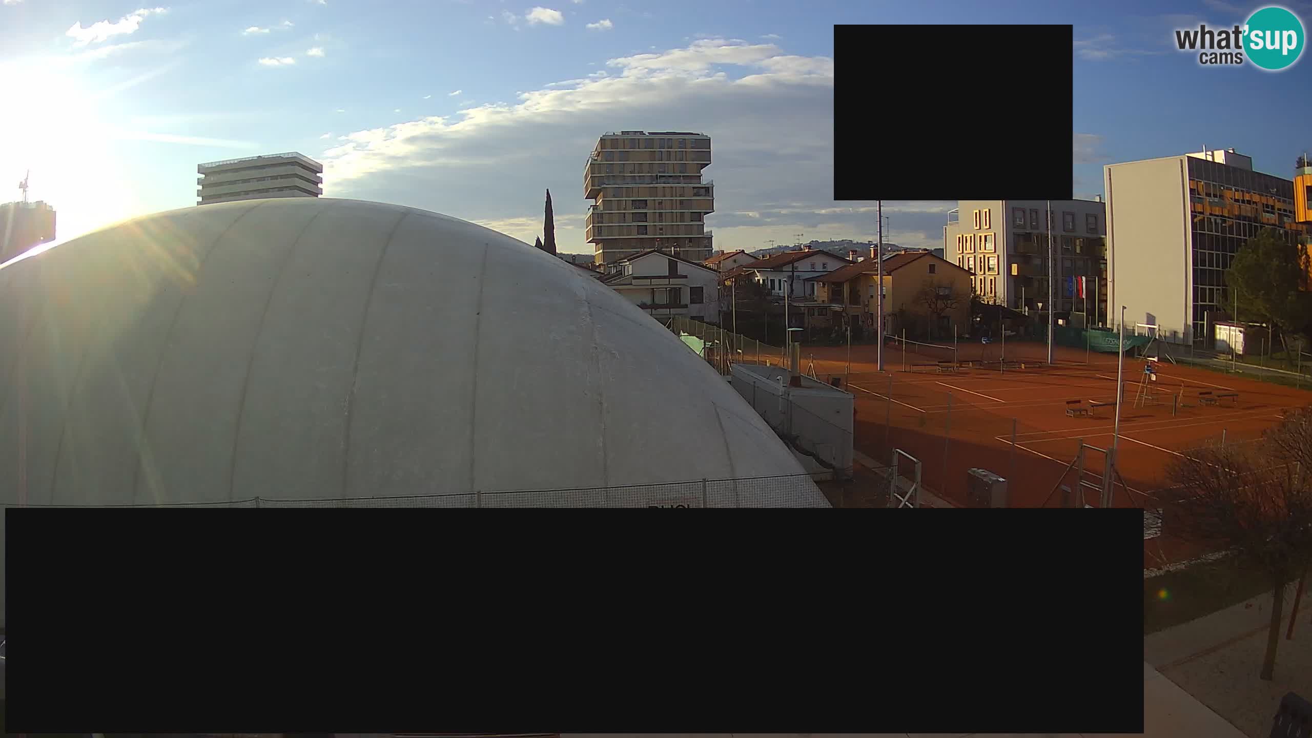 Live webcam ﻿Tennis Club Nova Gorica