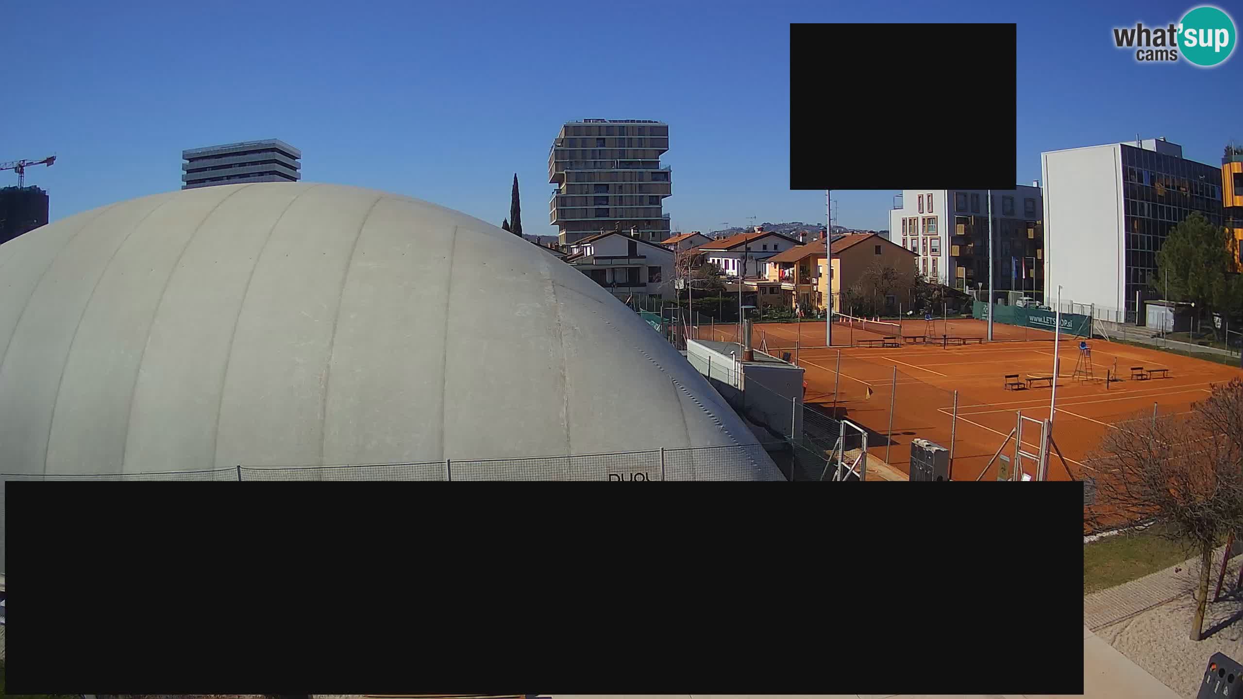 Live webcam ﻿Tennis Club Nova Gorica