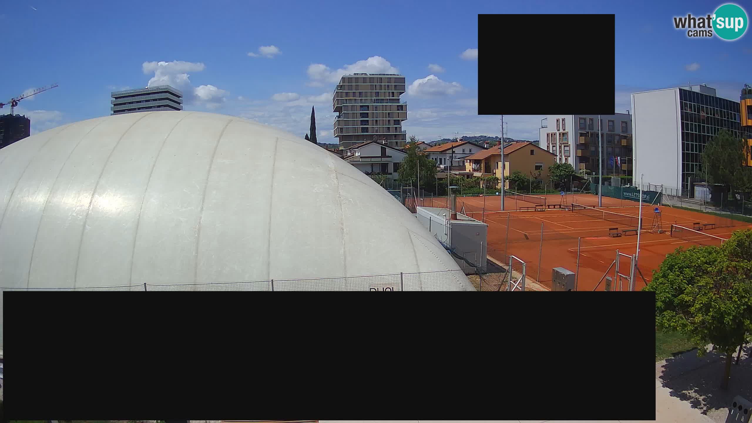 Live webcam ﻿Tennis Club Nova Gorica