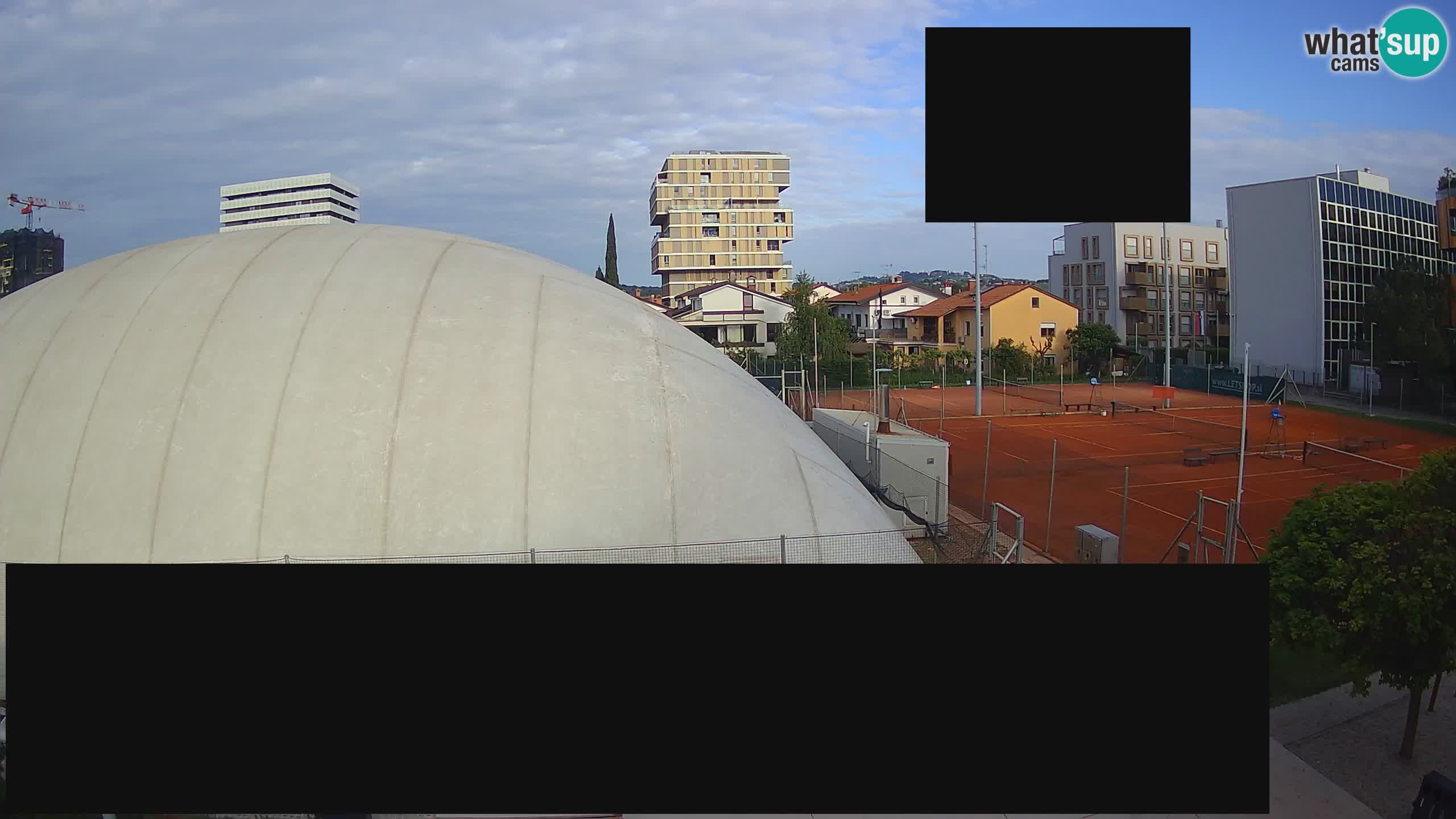 Live webcam ﻿Tennis Club Nova Gorica