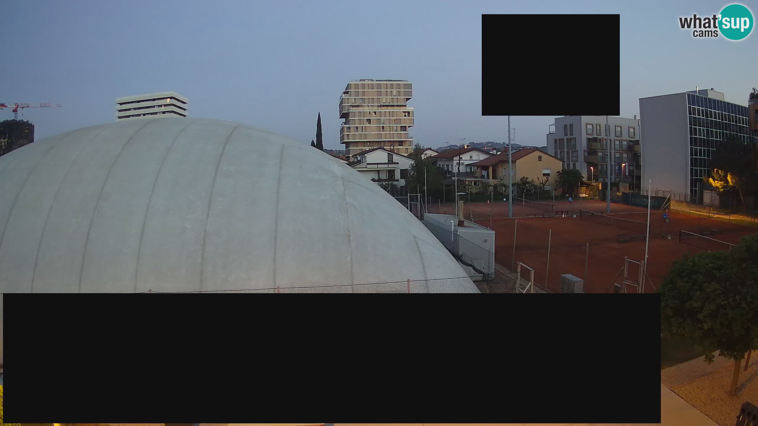 Live webcam ﻿Tennis Club Nova Gorica