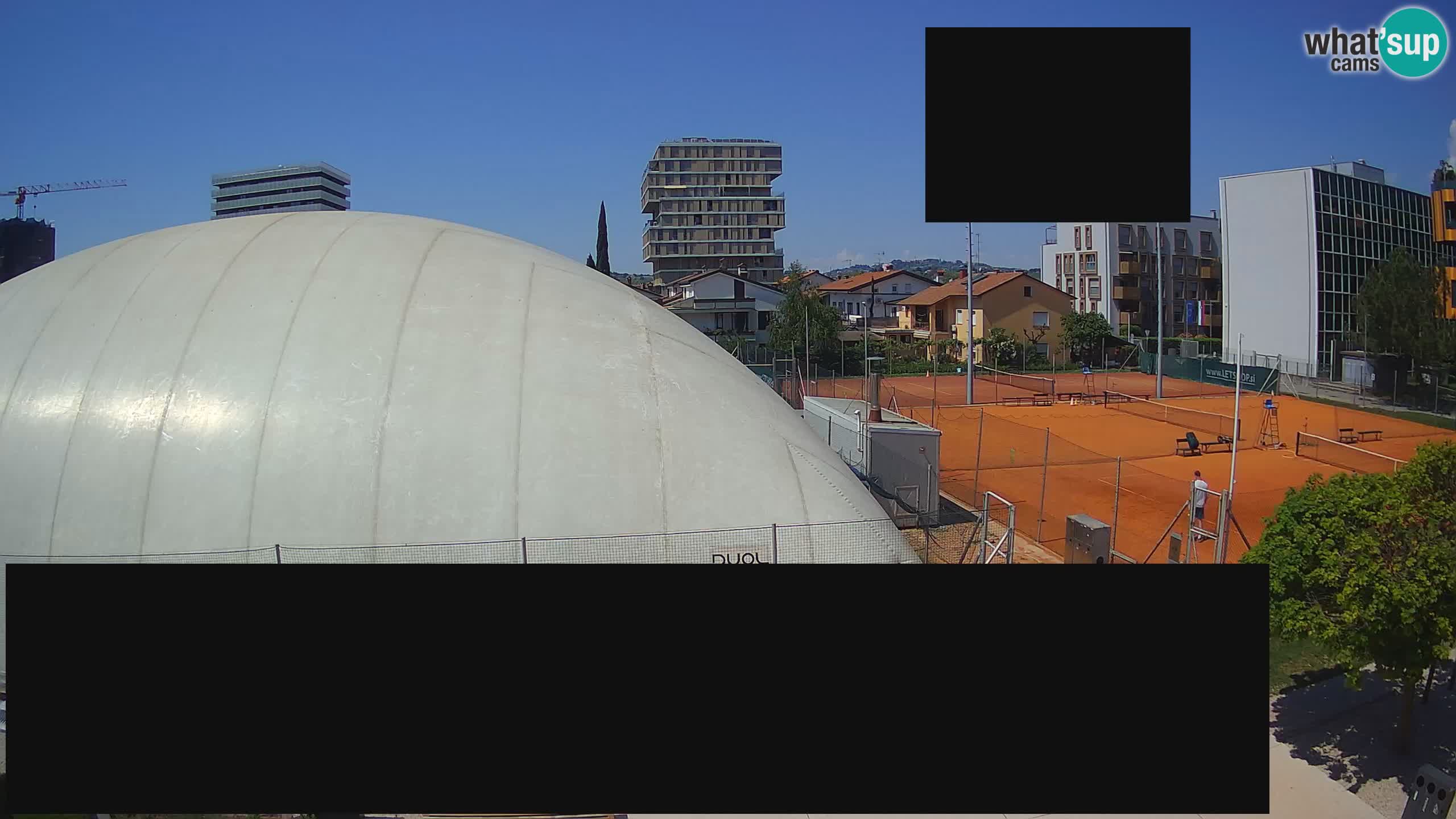 Live webcam ﻿Tennis Club Nova Gorica