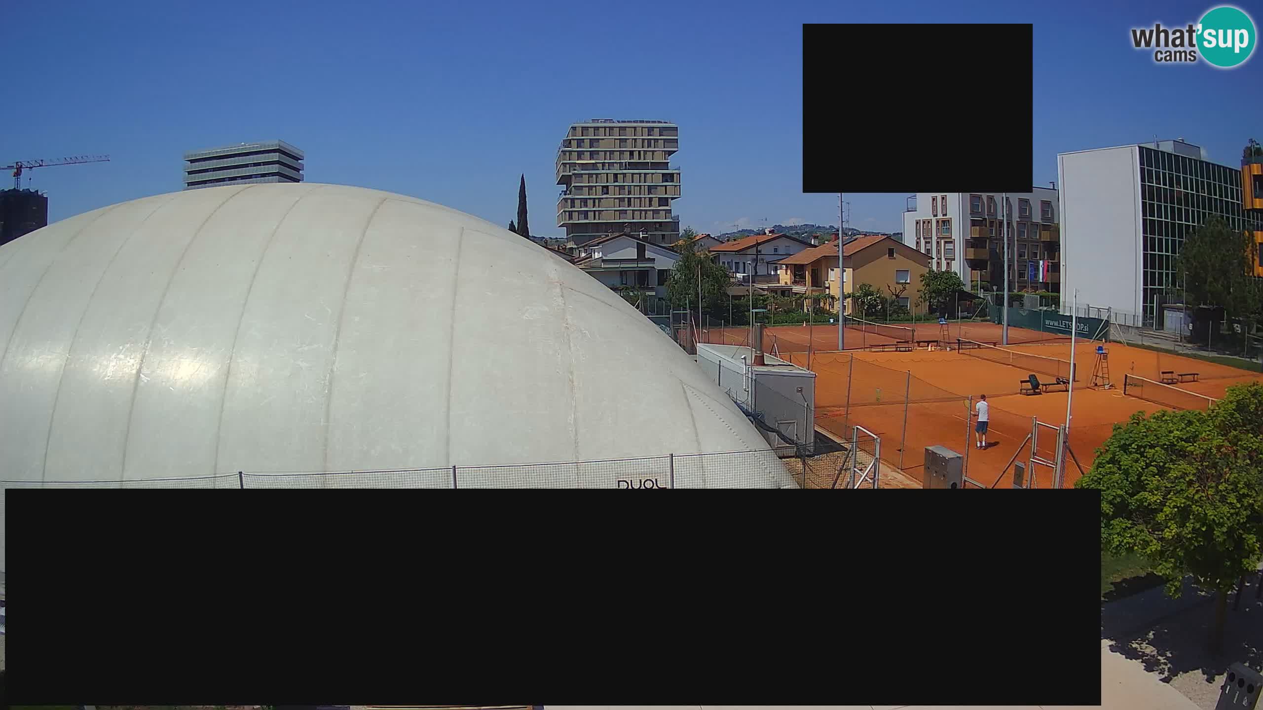 Live webcam ﻿Tennis Club Nova Gorica