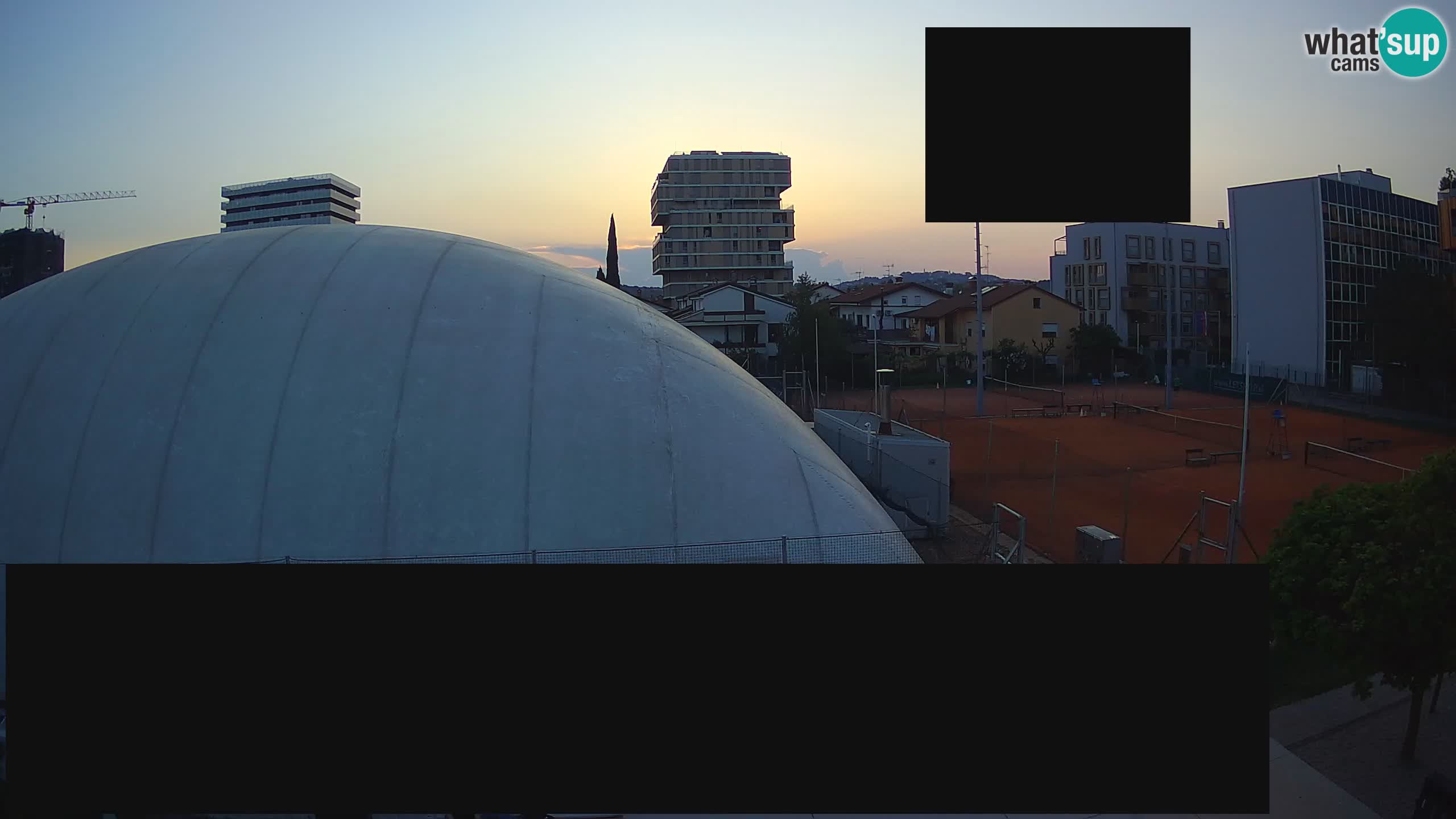 Live webcam ﻿Tennis Club Nova Gorica