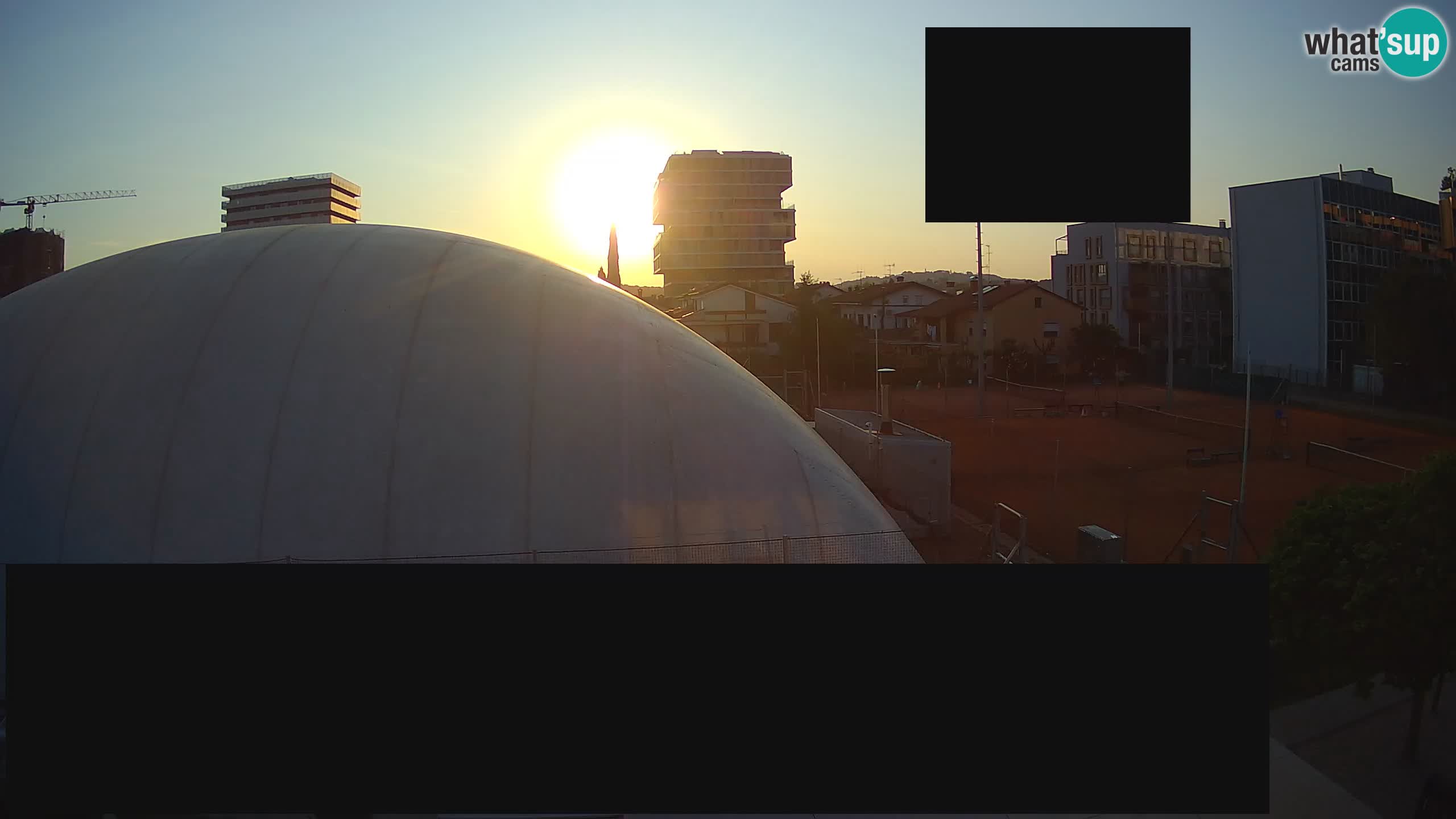 Live webcam ﻿Tennis Club Nova Gorica