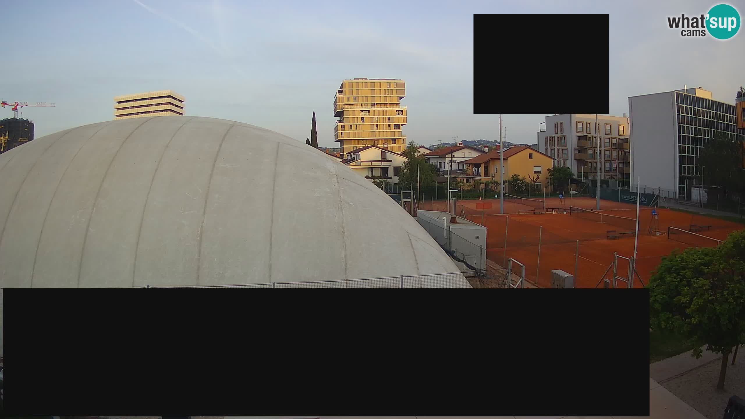Live webcam ﻿Tennis Club Nova Gorica