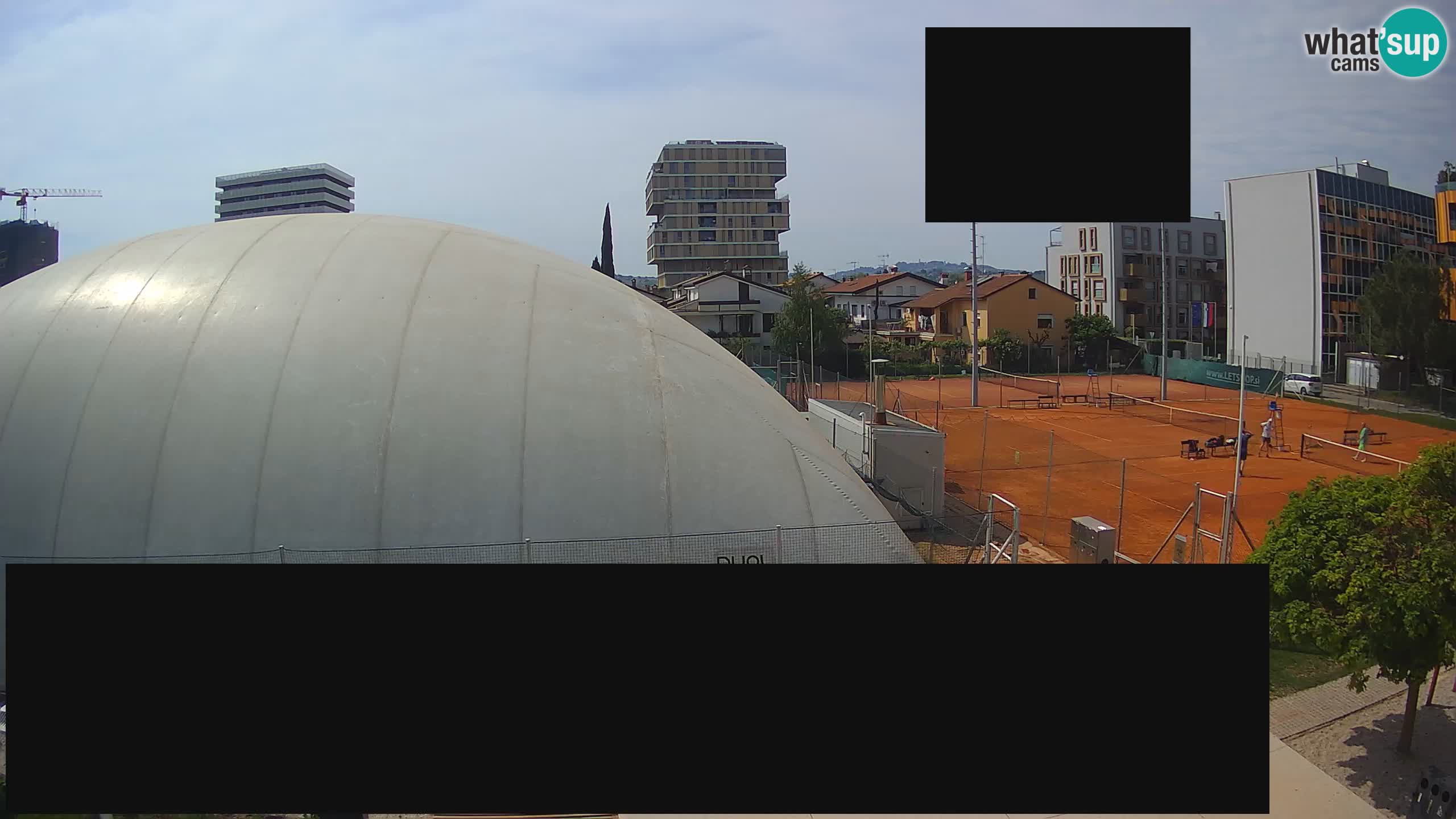 Live webcam ﻿Tennis Club Nova Gorica
