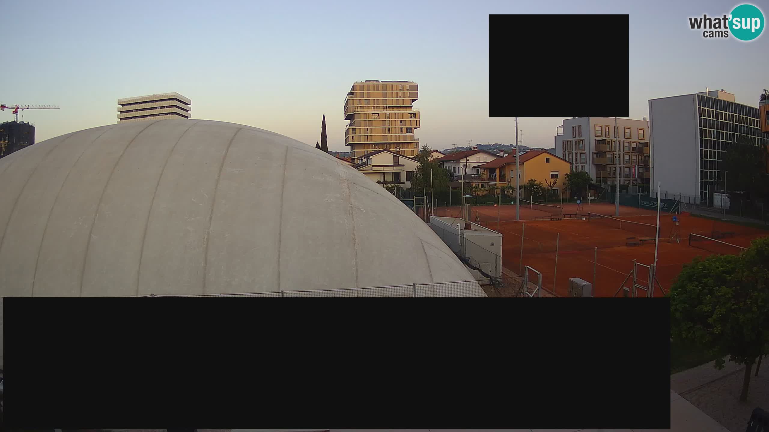 Live webcam ﻿Tennis Club Nova Gorica