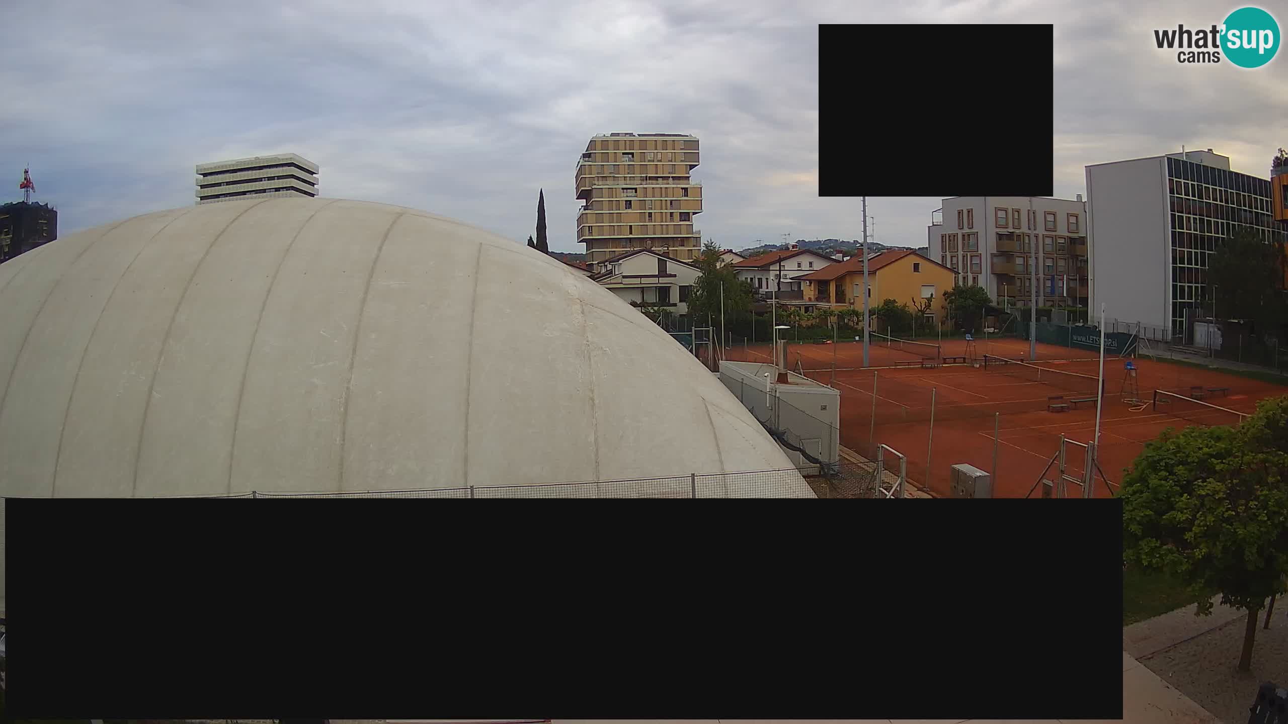 Live webcam ﻿Tennis Club Nova Gorica