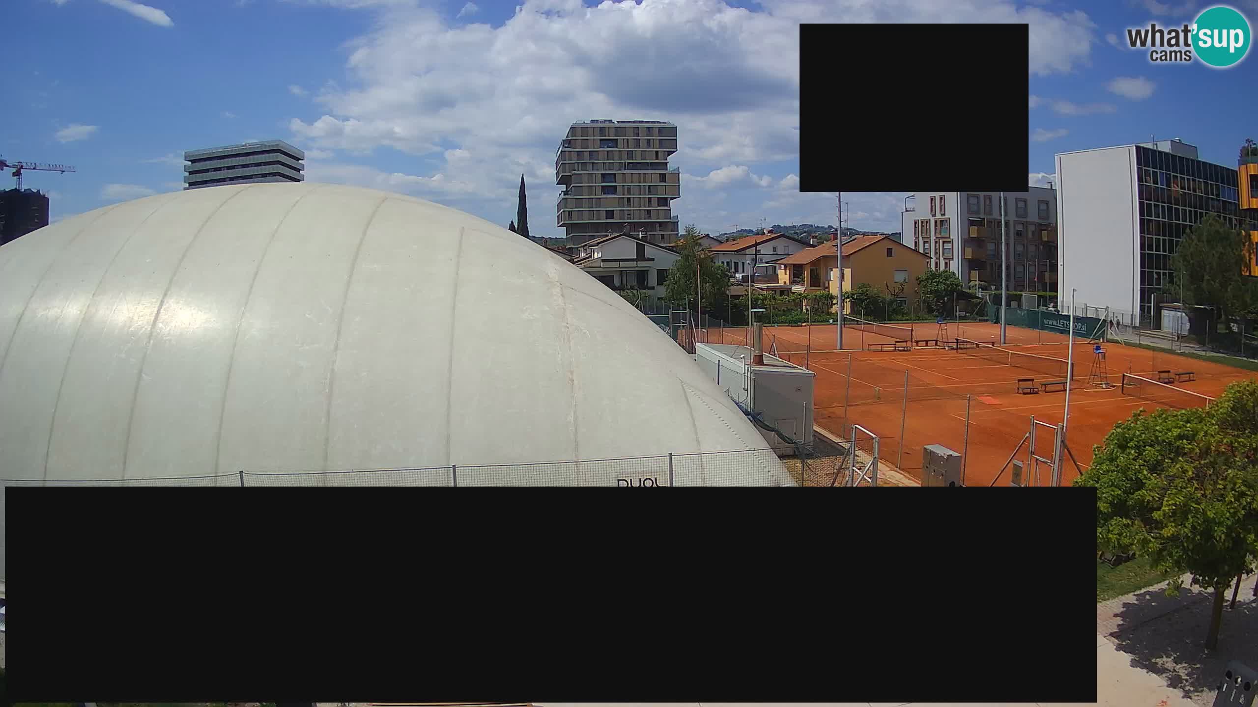 Live webcam ﻿Tennis Club Nova Gorica