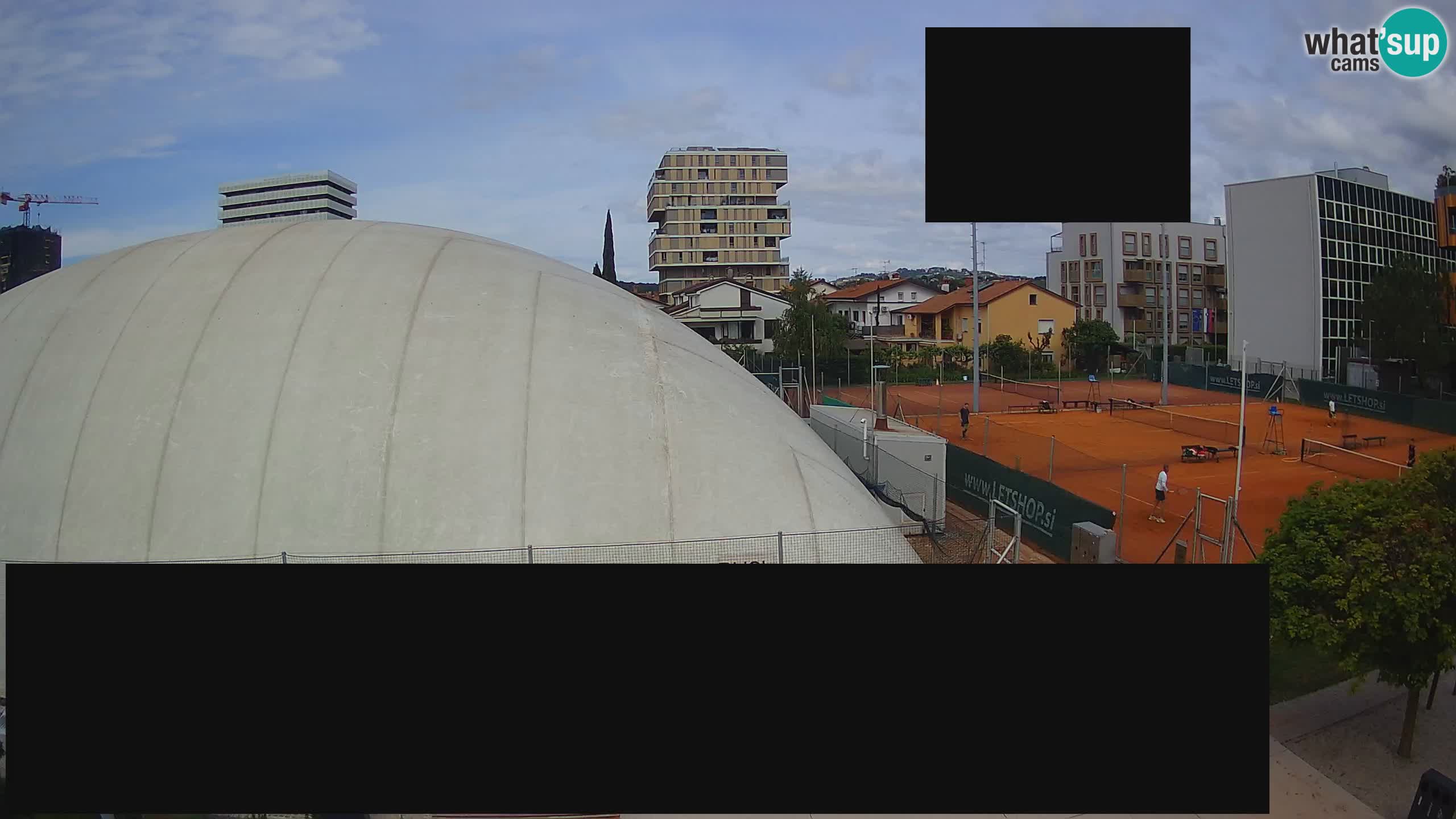 Live webcam ﻿Tennis Club Nova Gorica