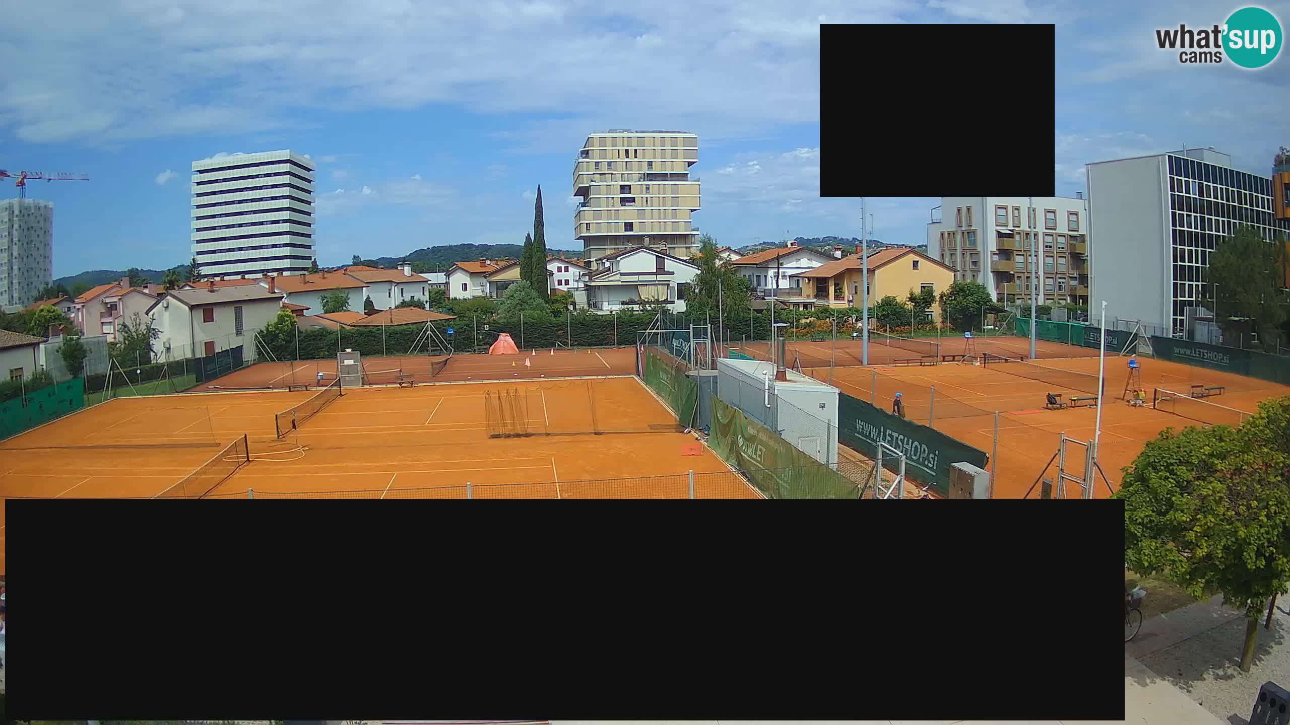 Live webcam ﻿Tennis Club Nova Gorica