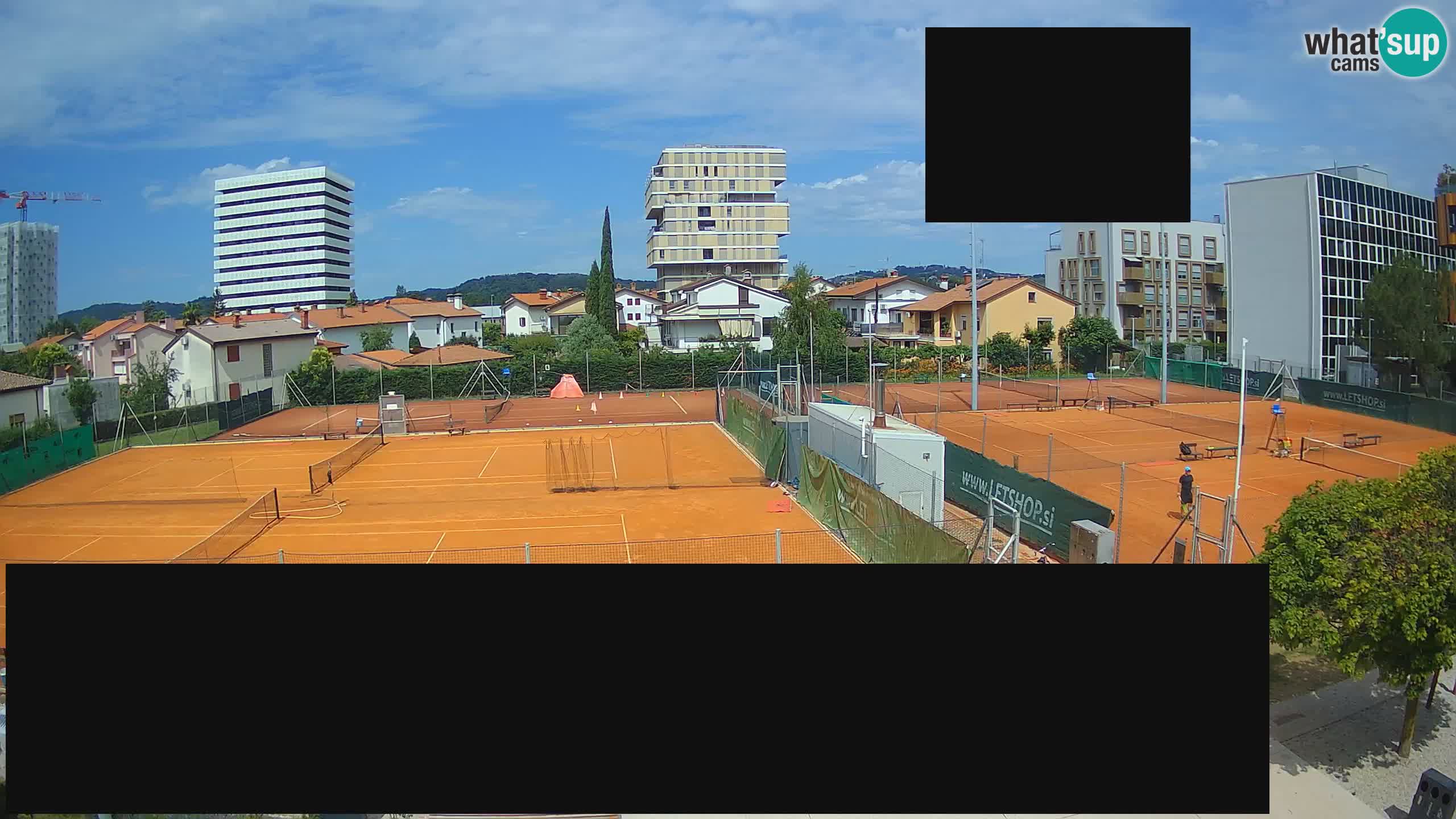 Live webcam ﻿Tennis Club Nova Gorica