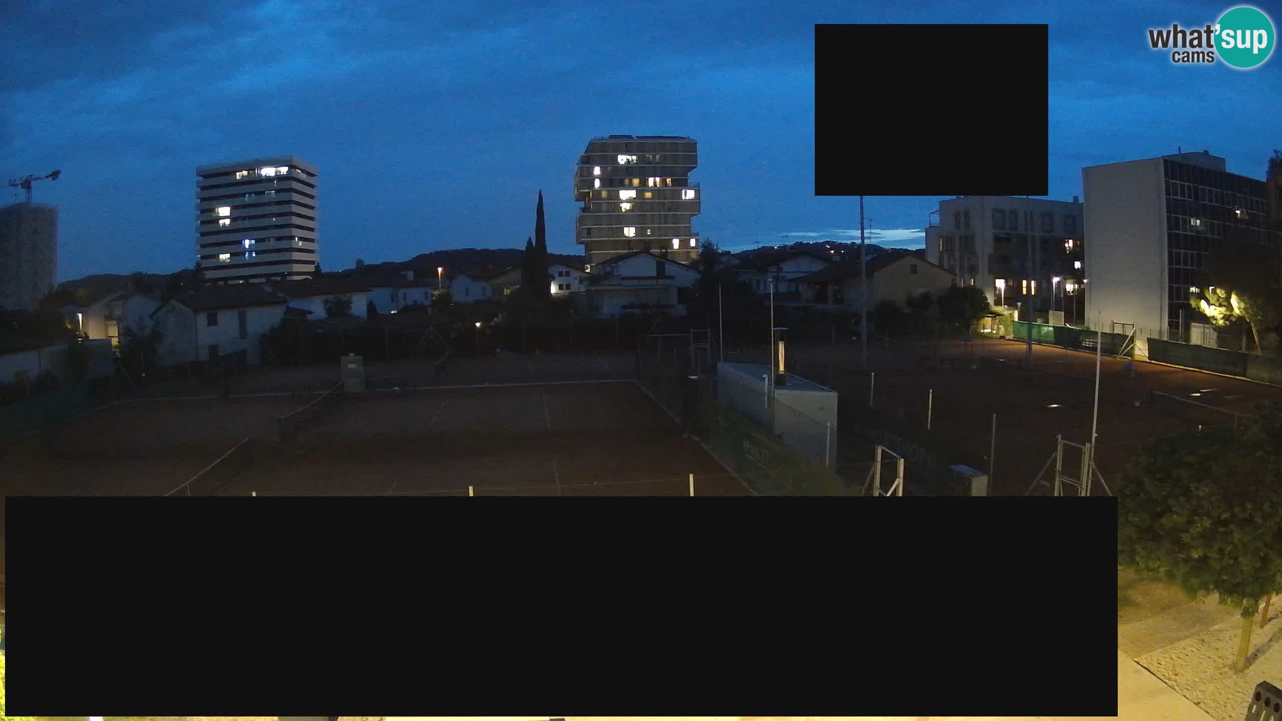 Live webcam ﻿Tennis Club Nova Gorica