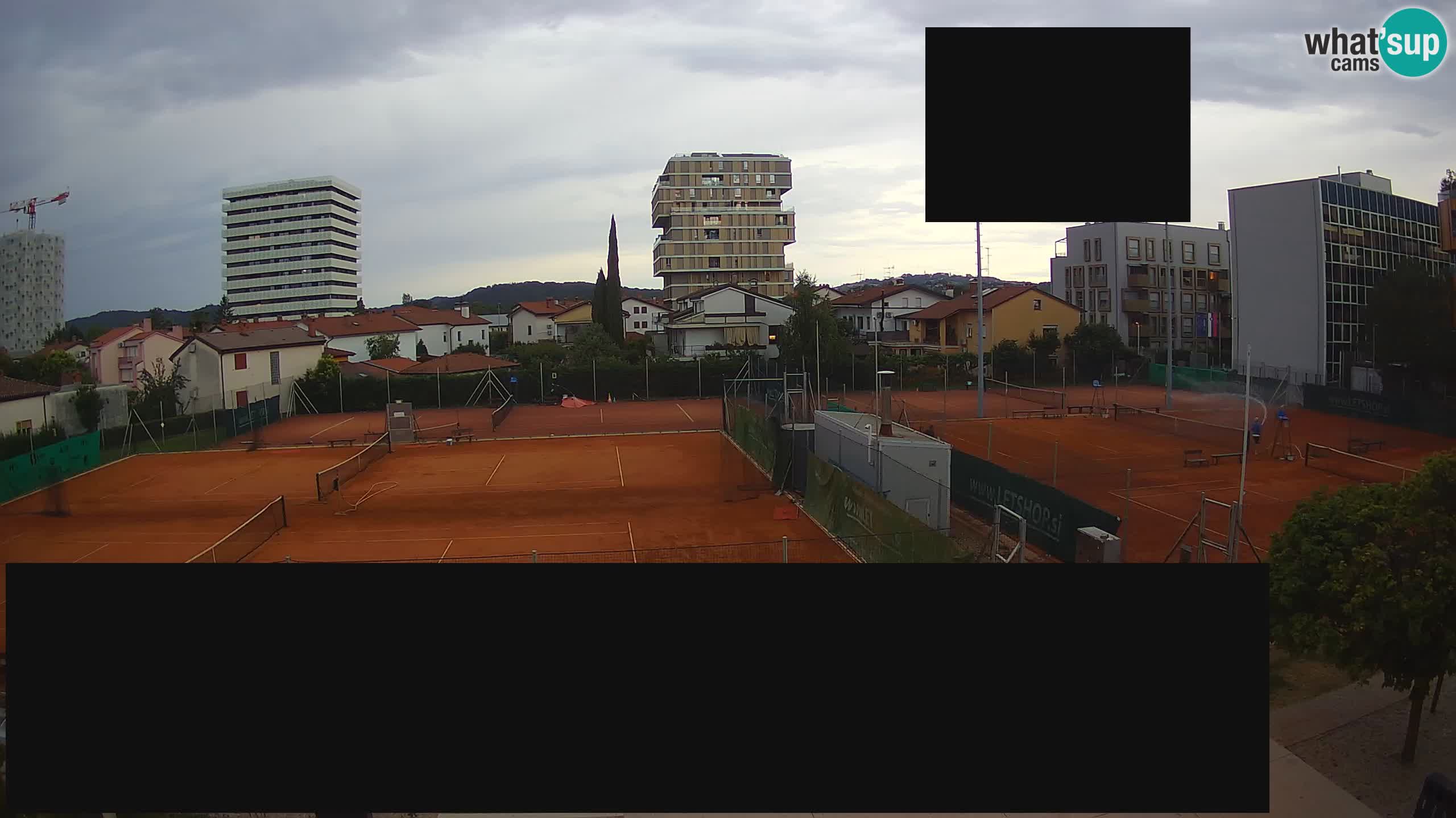 Live webcam ﻿Tennis Club Nova Gorica