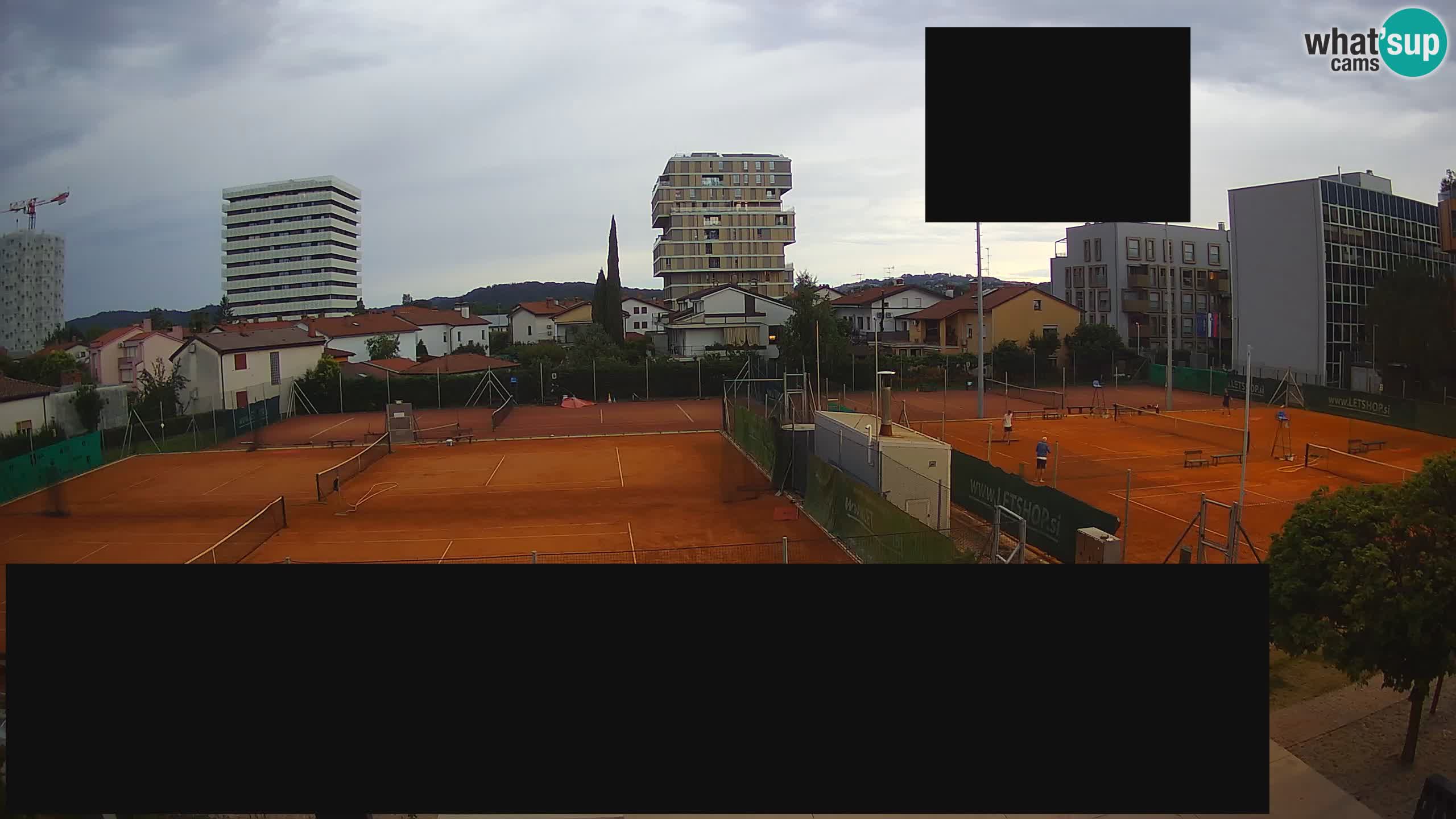 Live webcam ﻿Tennis Club Nova Gorica