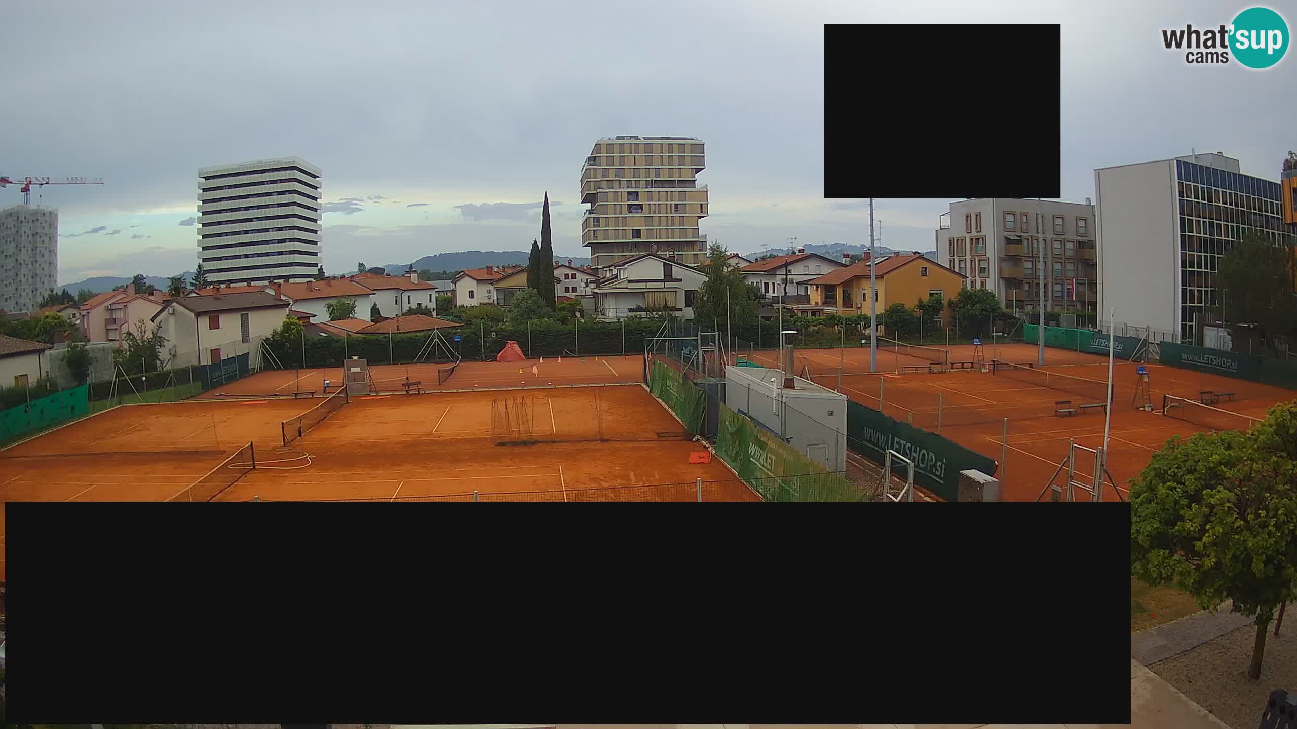 Live webcam ﻿Tennis Club Nova Gorica