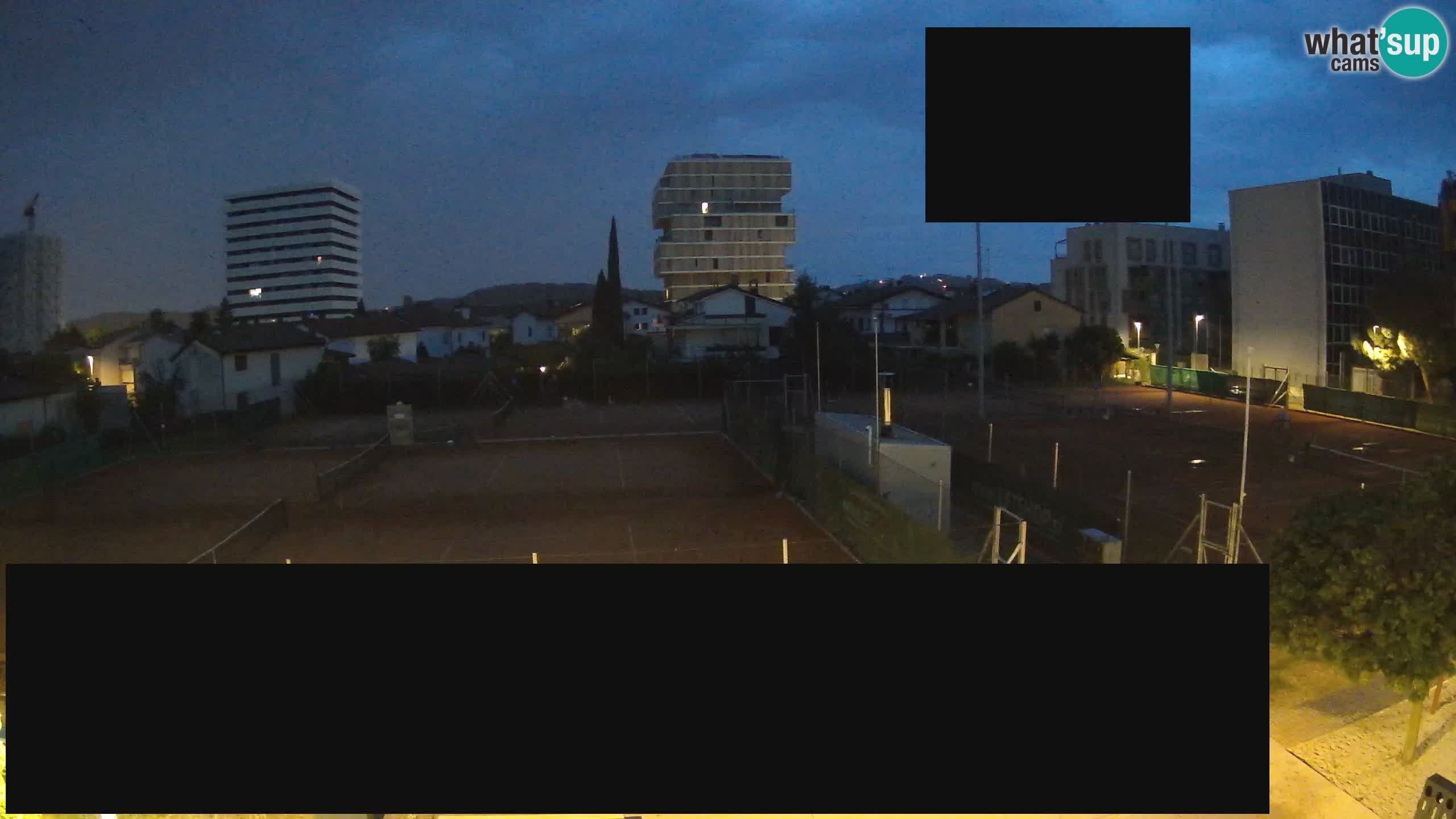 Live webcam ﻿Tennis Club Nova Gorica