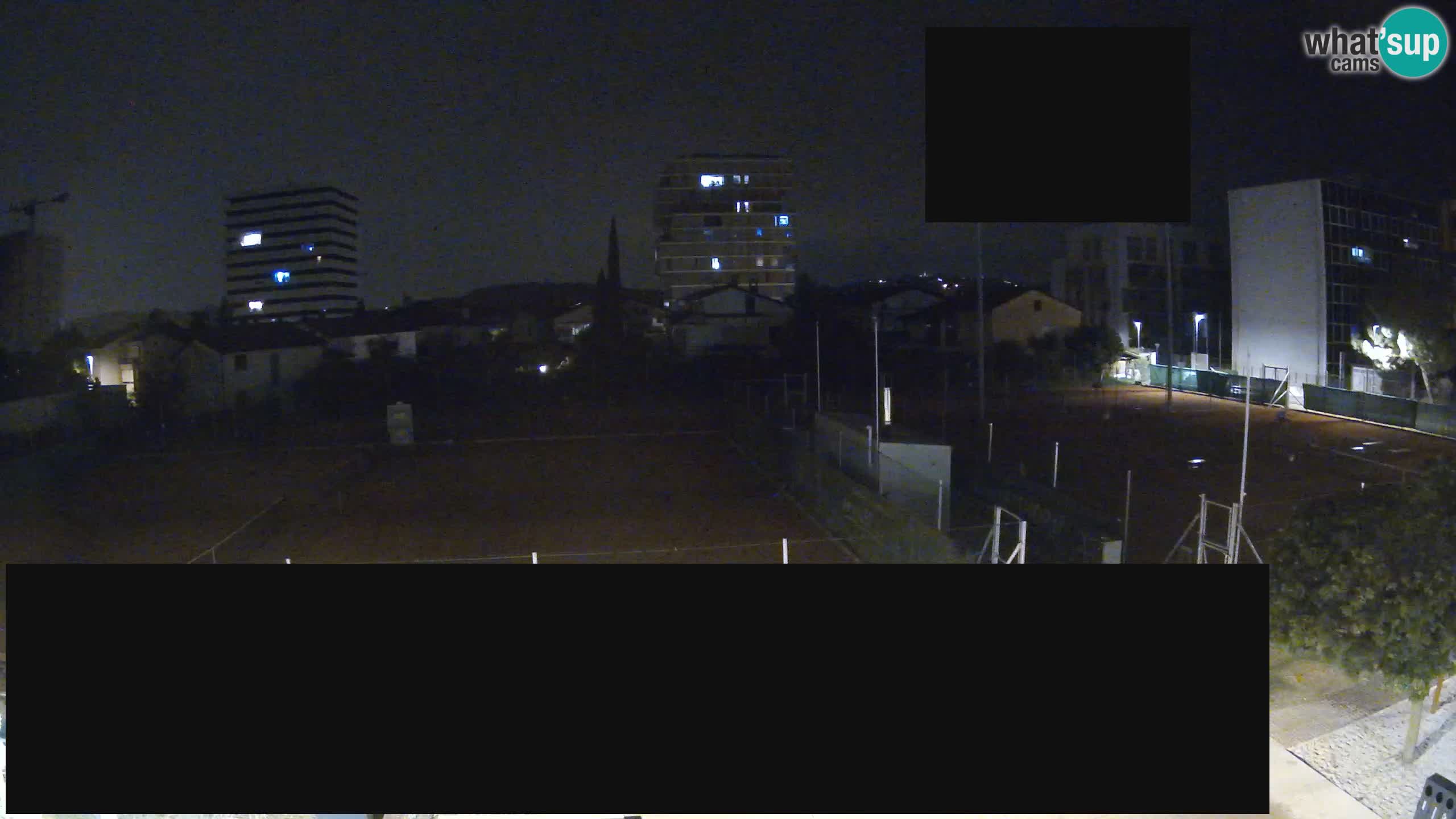 Live webcam ﻿Tennis Club Nova Gorica