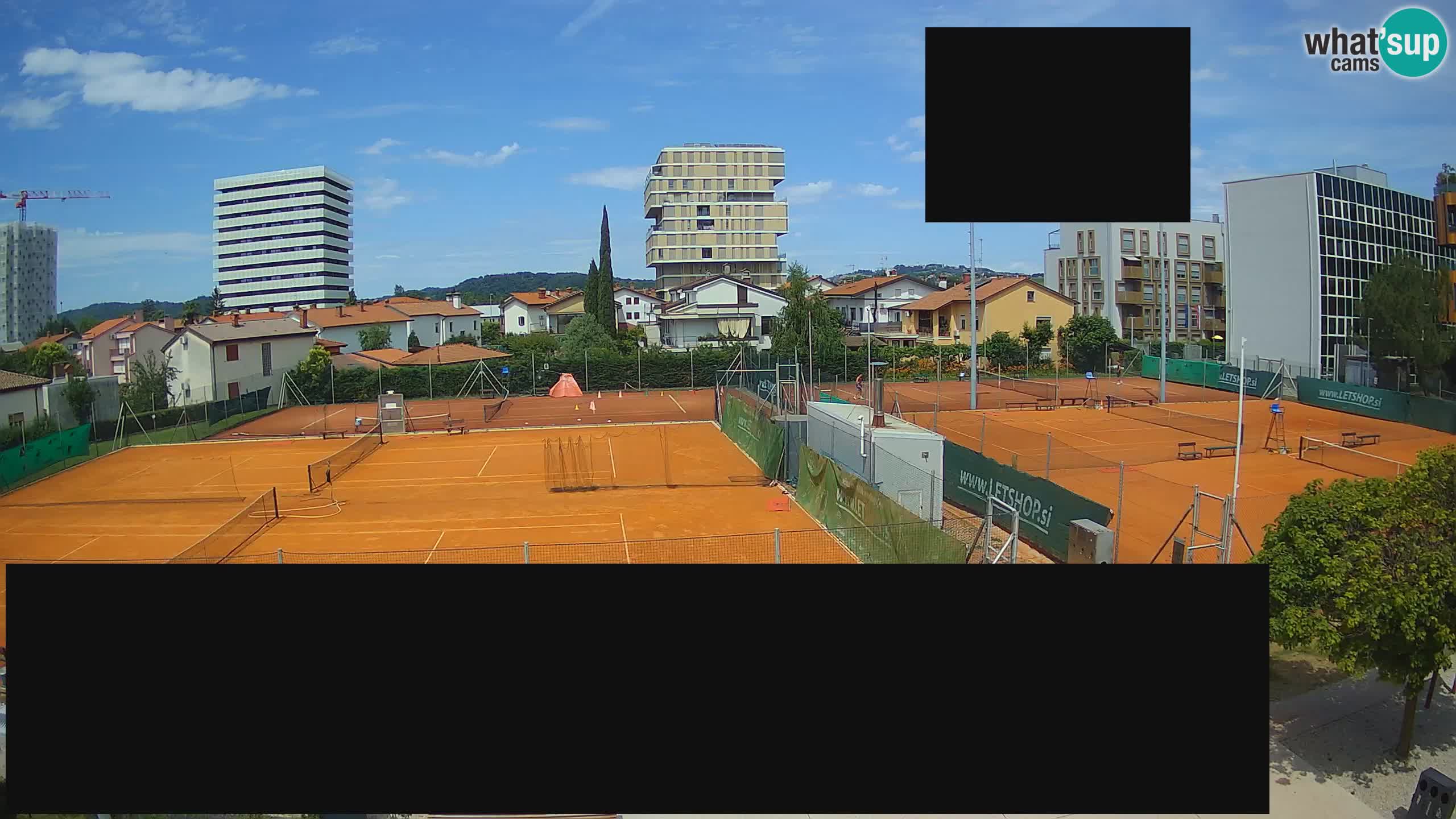 Live webcam ﻿Tennis Club Nova Gorica