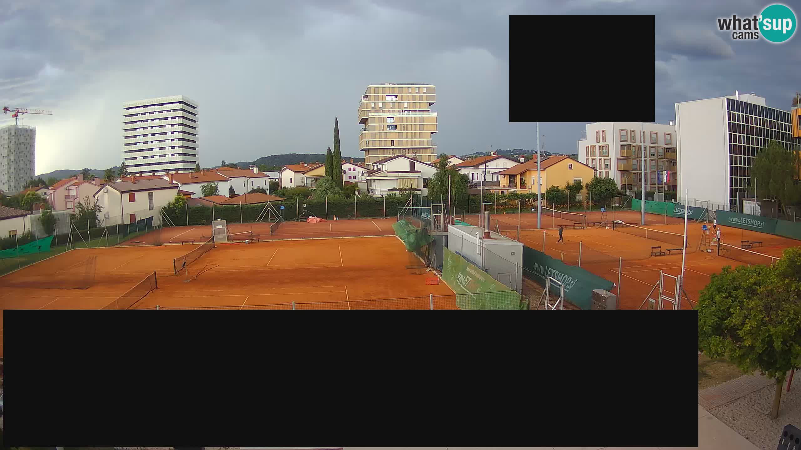 Live webcam ﻿Tennis Club Nova Gorica