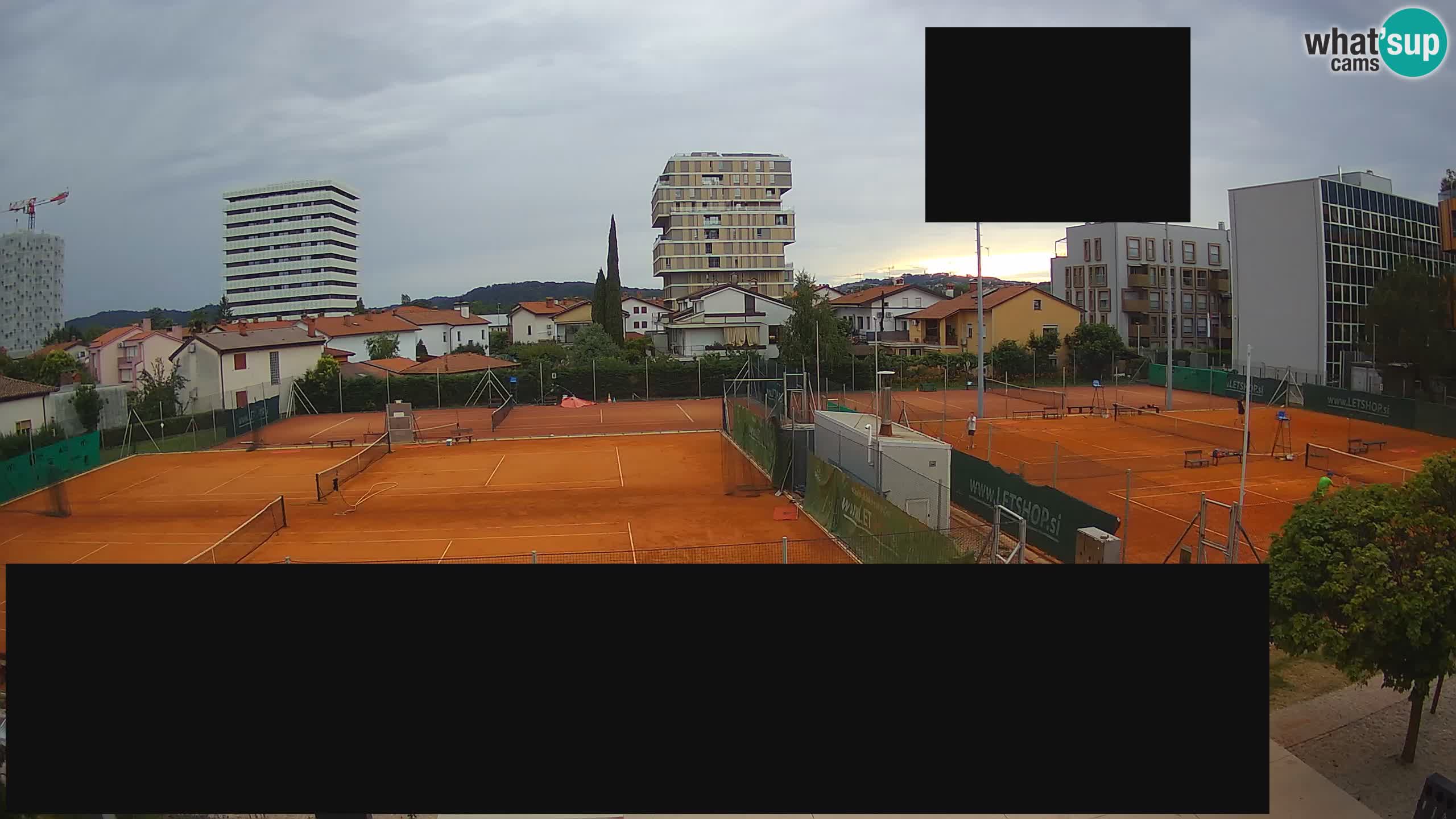 Live webcam ﻿Tennis Club Nova Gorica