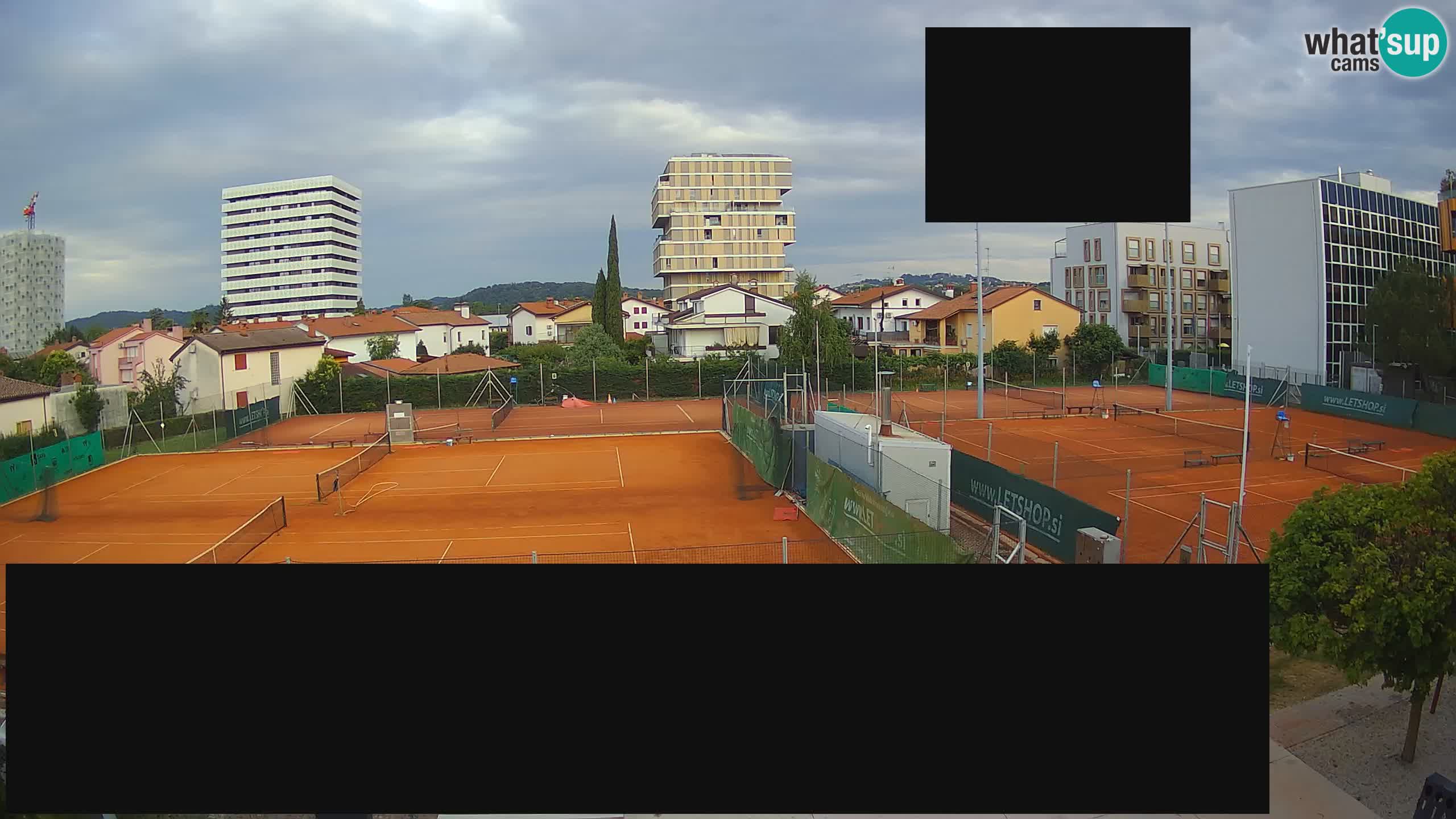 Live webcam ﻿Tennis Club Nova Gorica