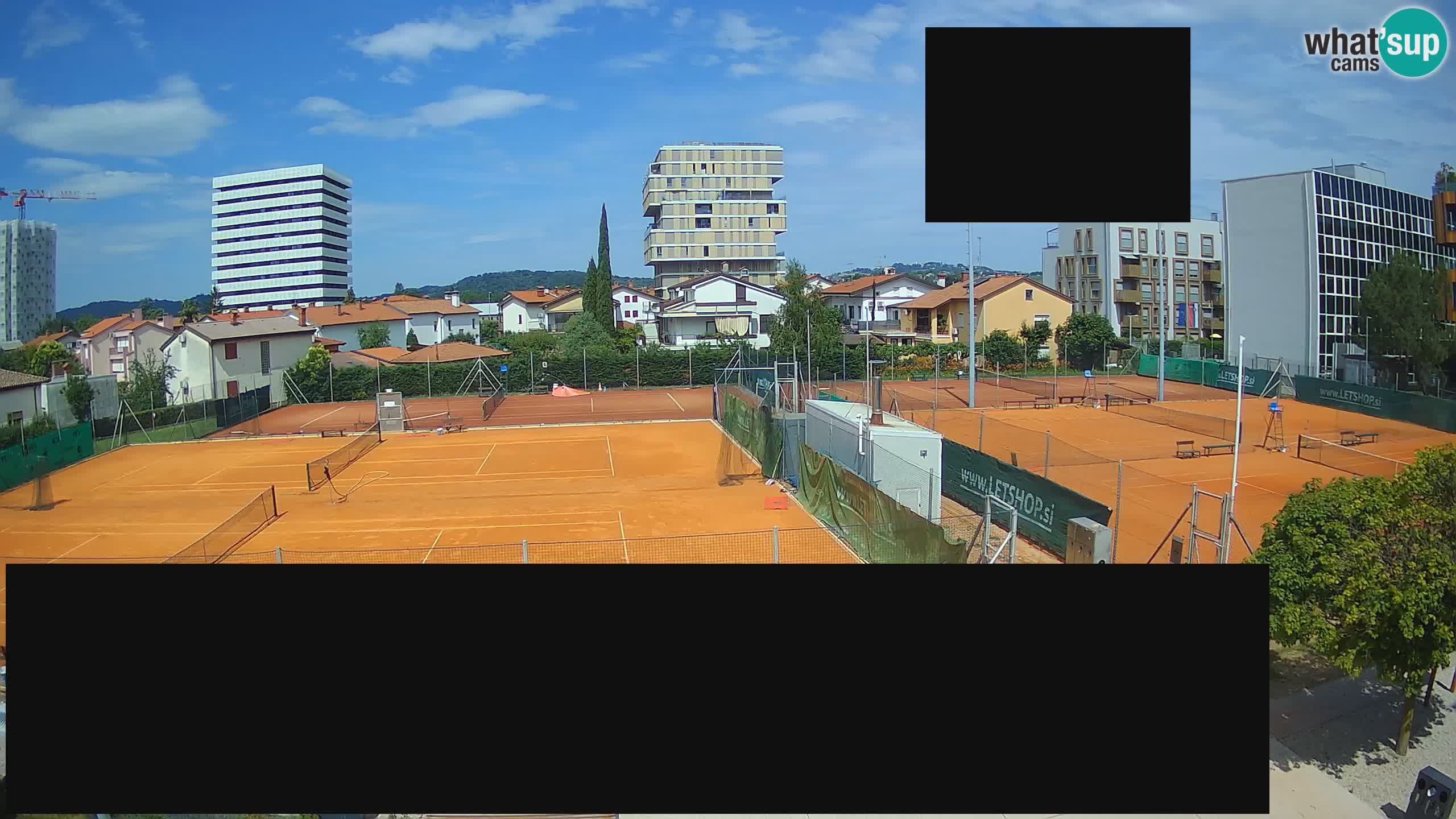 Live webcam ﻿Tennis Club Nova Gorica