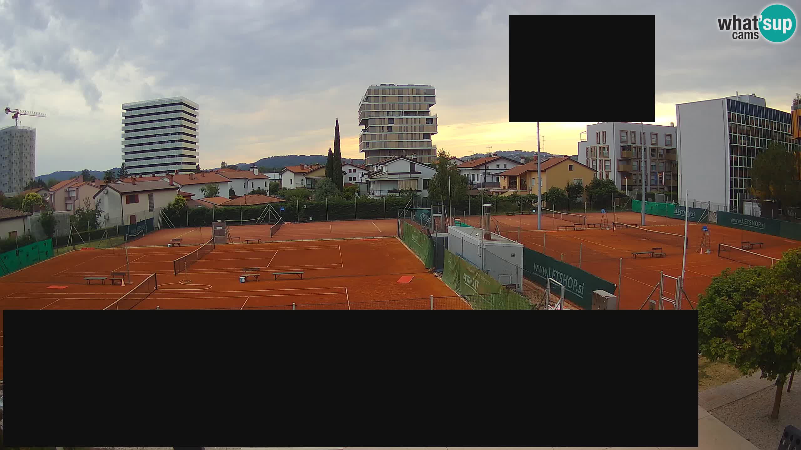 Live webcam ﻿Tennis Club Nova Gorica
