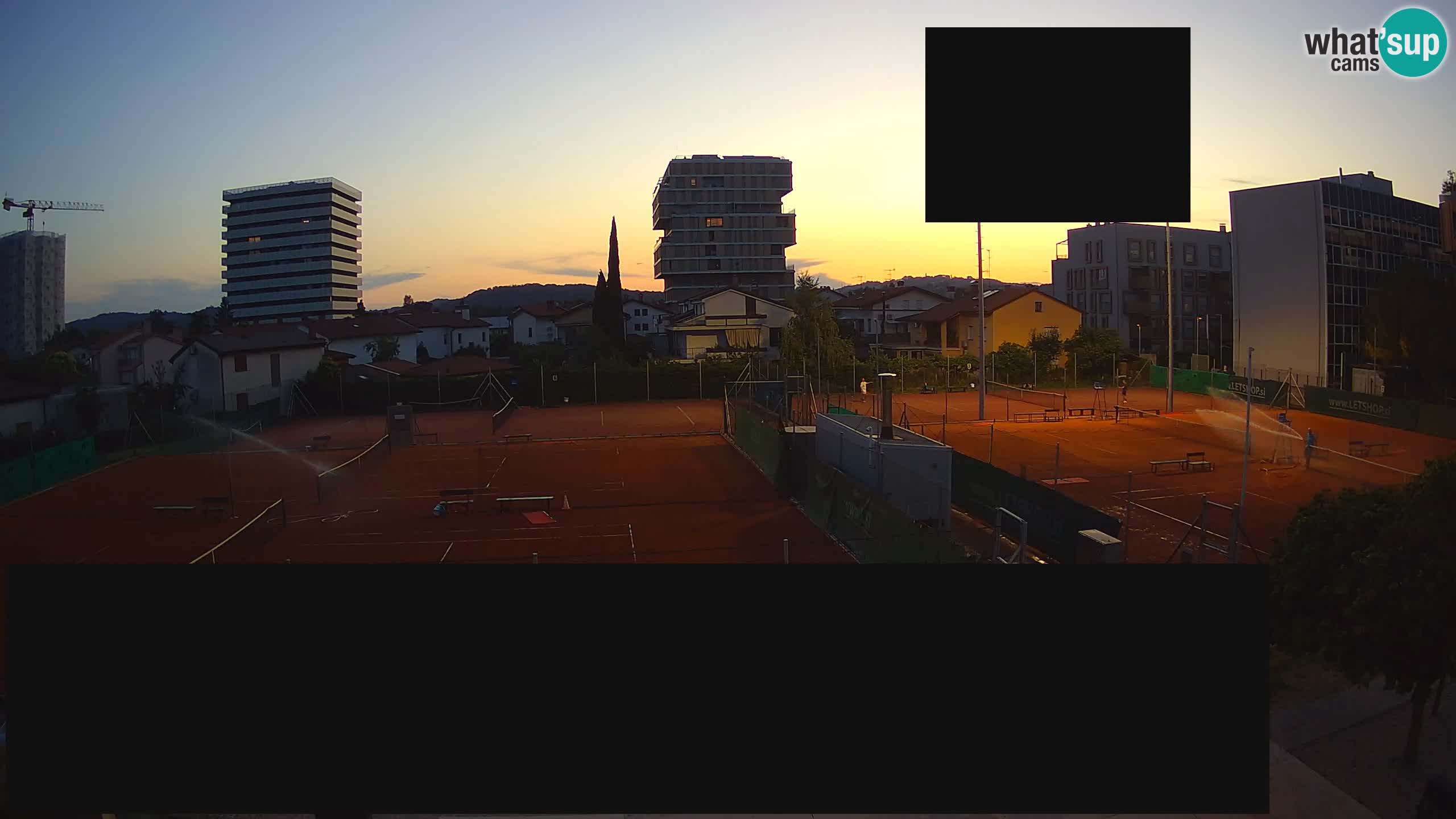 Live webcam ﻿Tennis Club Nova Gorica