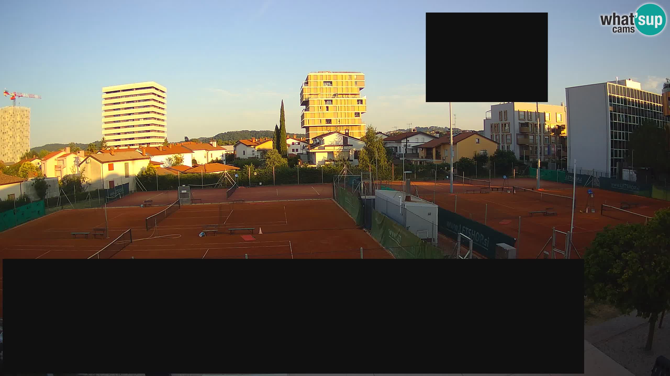 Live webcam ﻿Tennis Club Nova Gorica