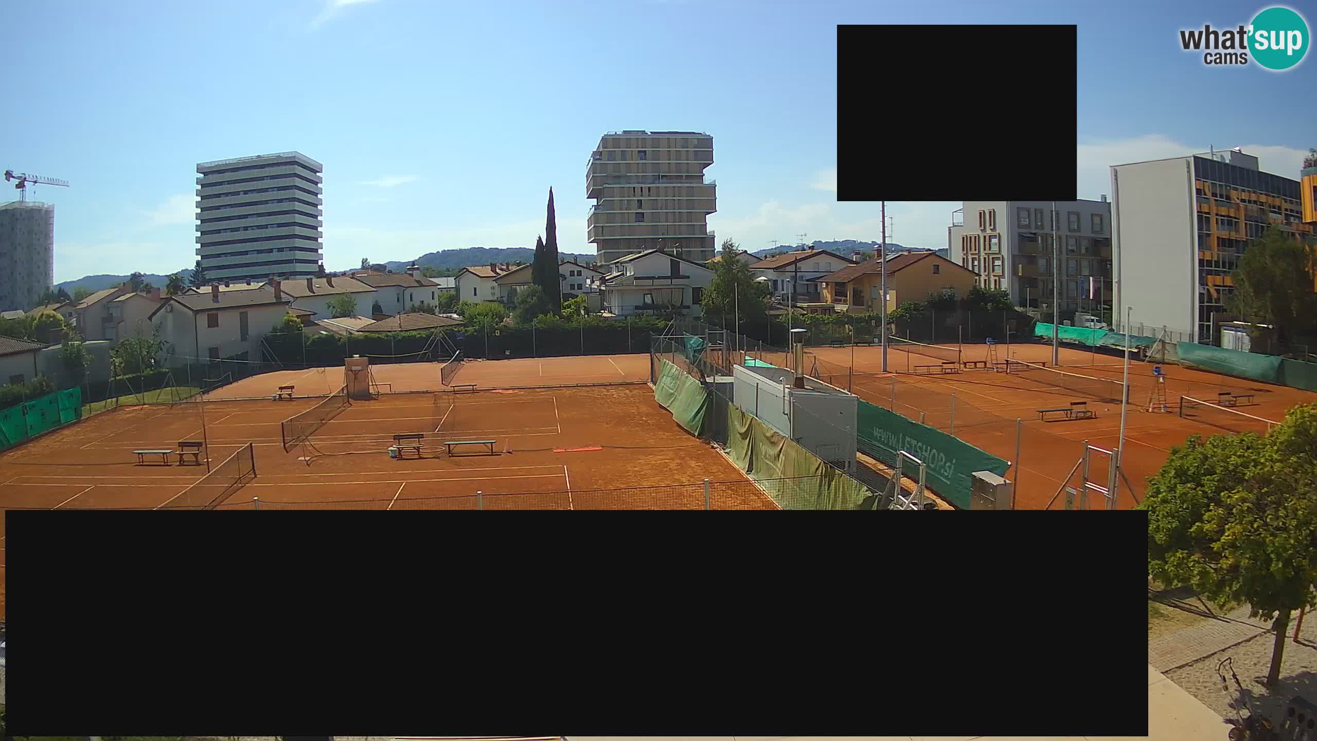 Live webcam ﻿Tennis Club Nova Gorica
