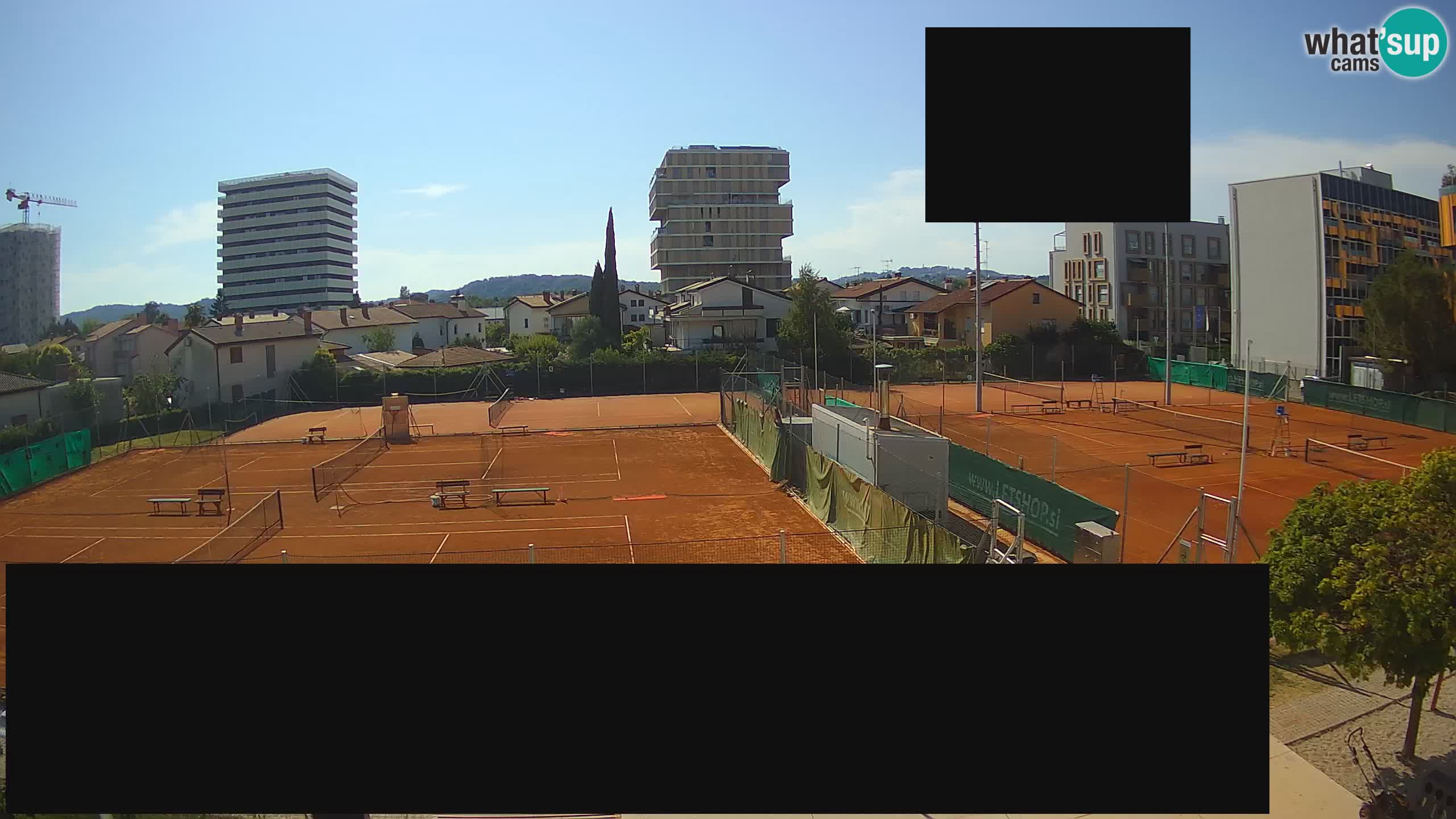 Live webcam ﻿Tennis Club Nova Gorica