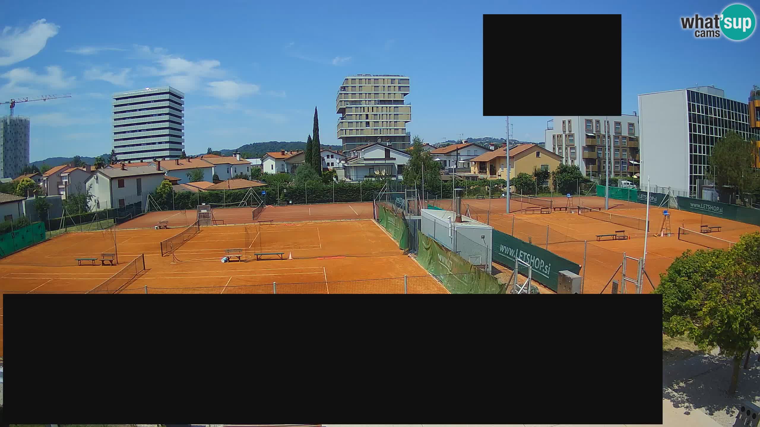 Live webcam ﻿Tennis Club Nova Gorica