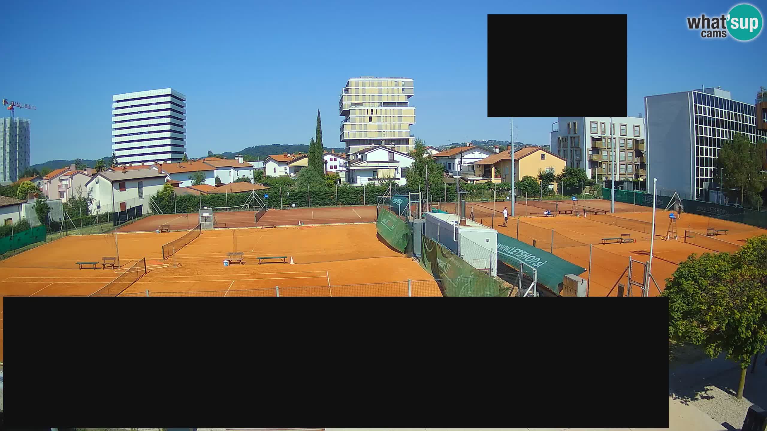 Live webcam ﻿Tennis Club Nova Gorica
