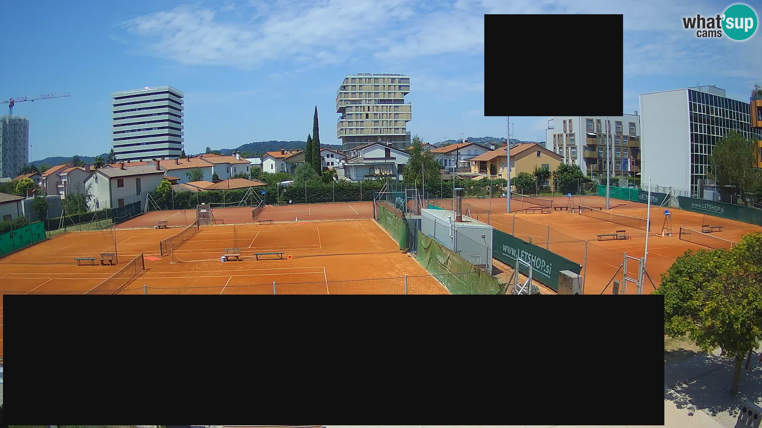 Live webcam ﻿Tennis Club Nova Gorica