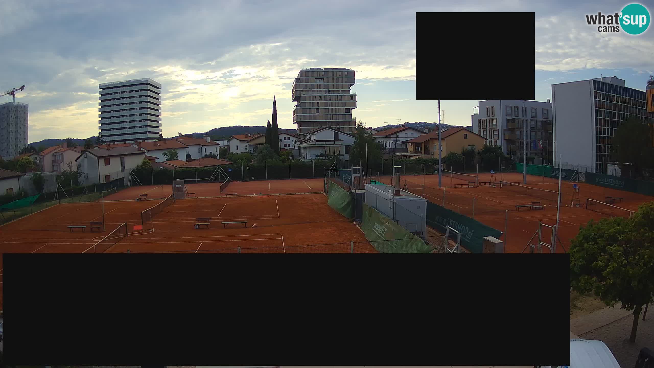 Live webcam ﻿Tennis Club Nova Gorica