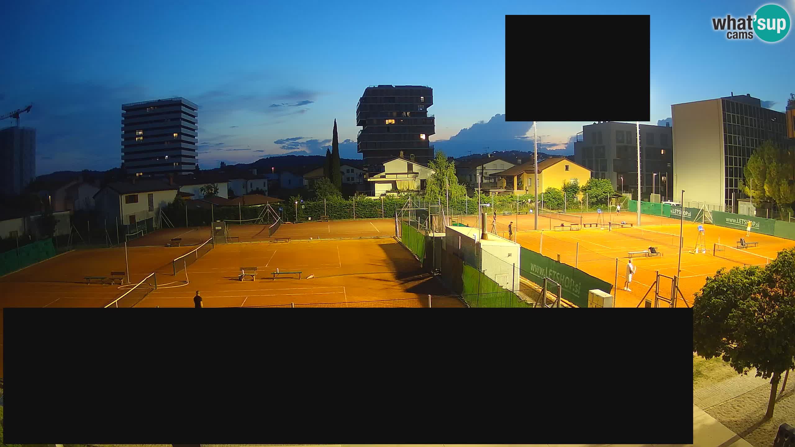 Live webcam ﻿Tennis Club Nova Gorica