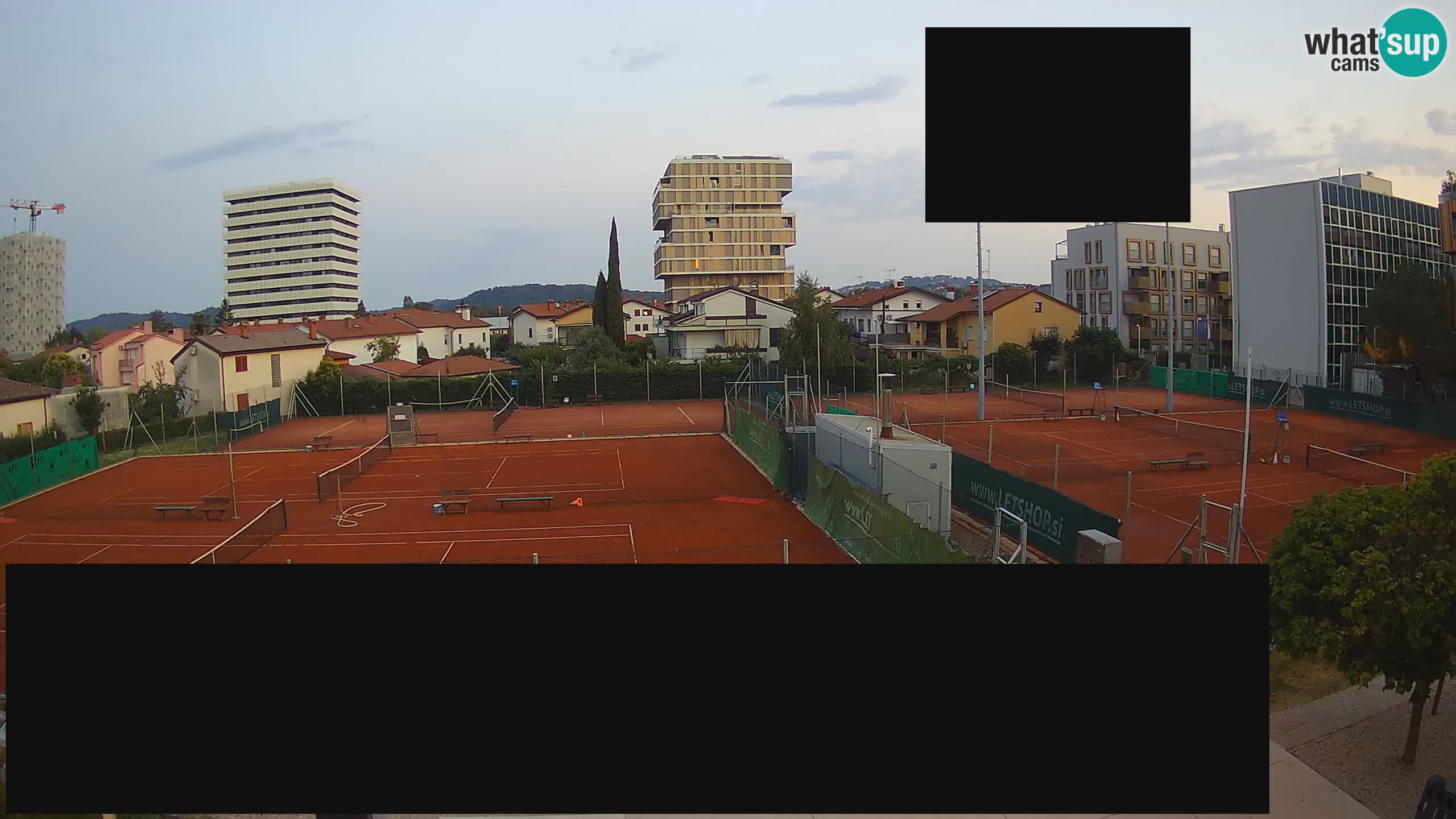 Live webcam Tennis Club in Nova Gorica