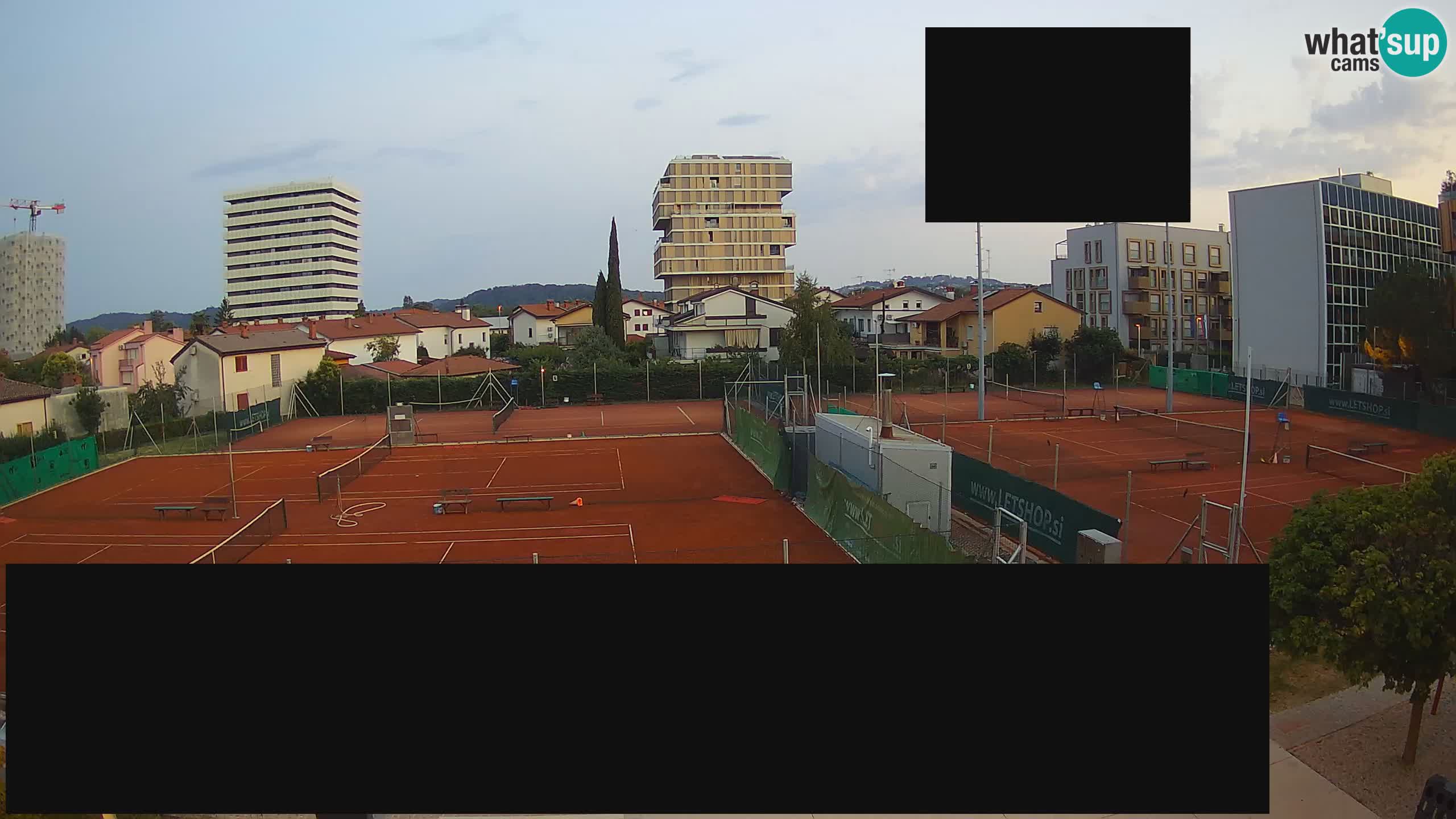 Live webcam ﻿Tennis Club Nova Gorica