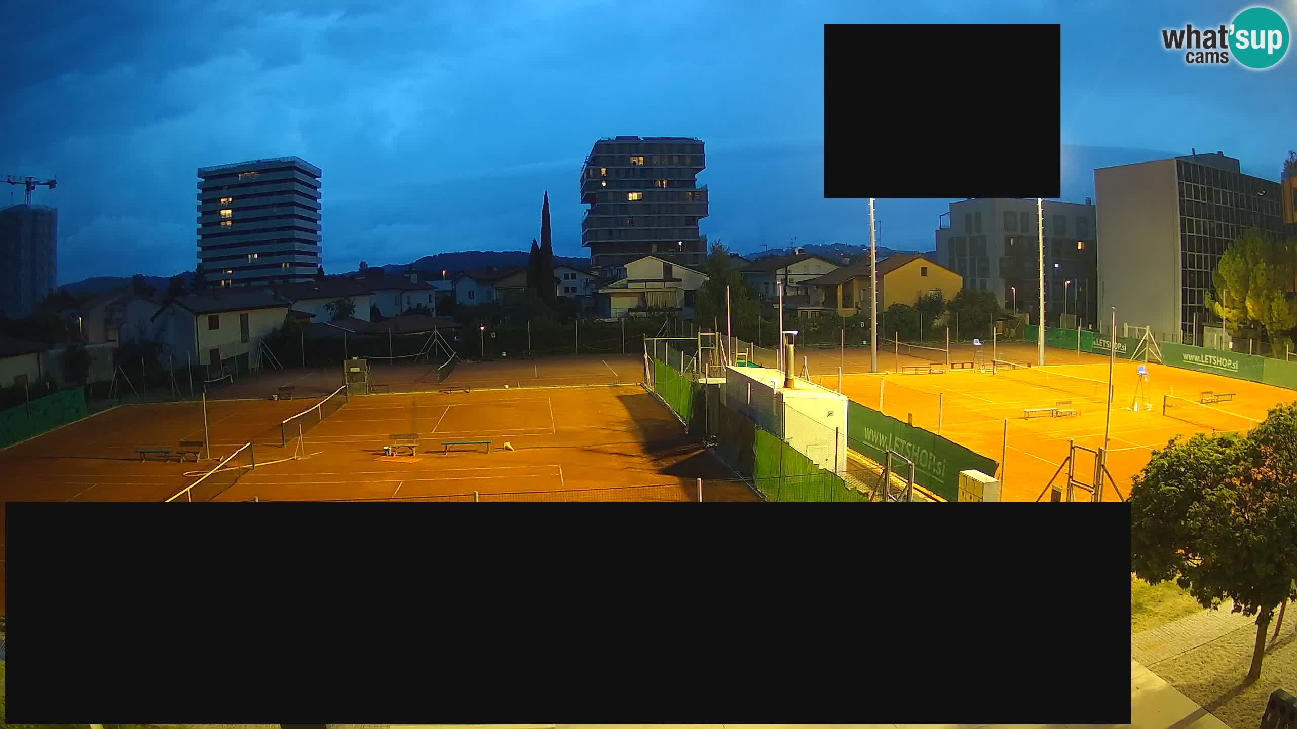 Live webcam ﻿Tennis Club Nova Gorica