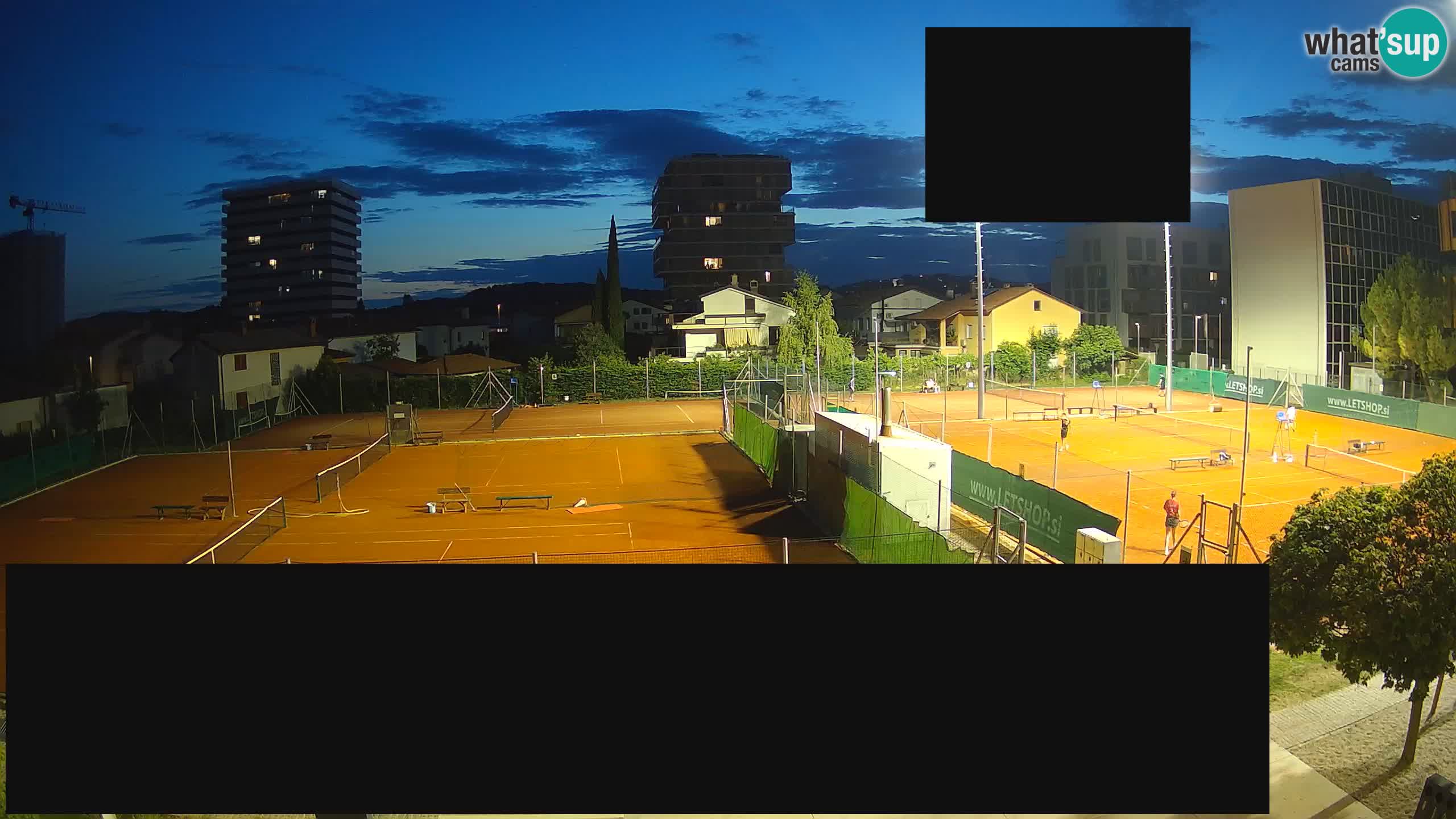 Live webcam Tennis Club in Nova Gorica