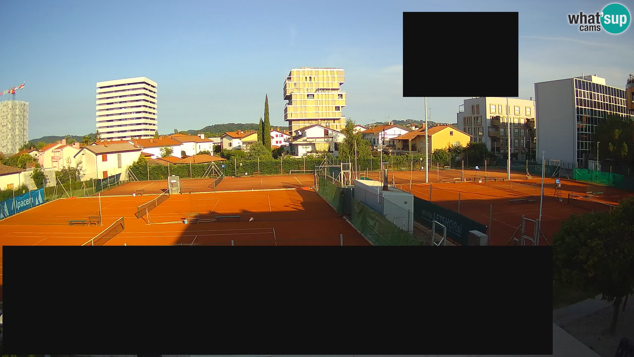 Live webcam ﻿Tennis Club Nova Gorica