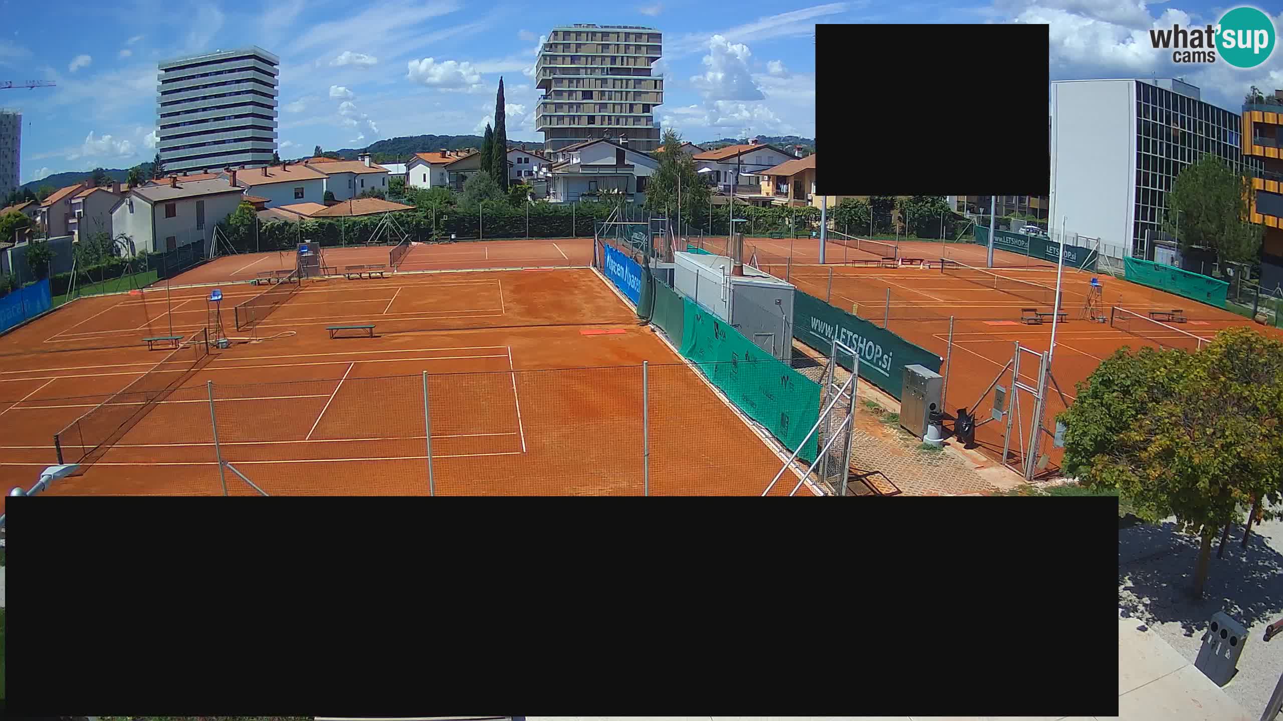 Live webcam ﻿Tennis Club Nova Gorica