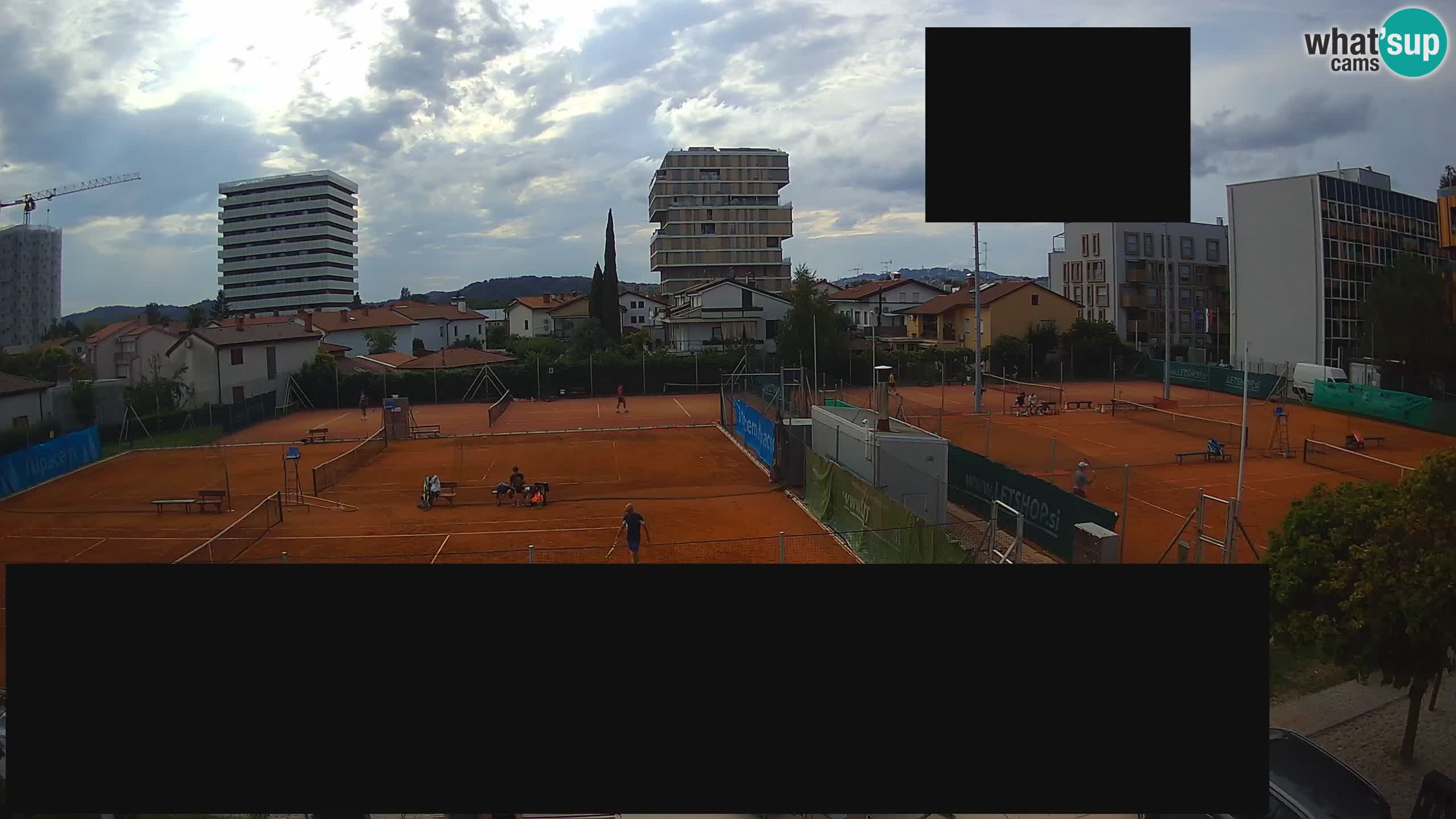 Live webcam ﻿Tennis Club Nova Gorica