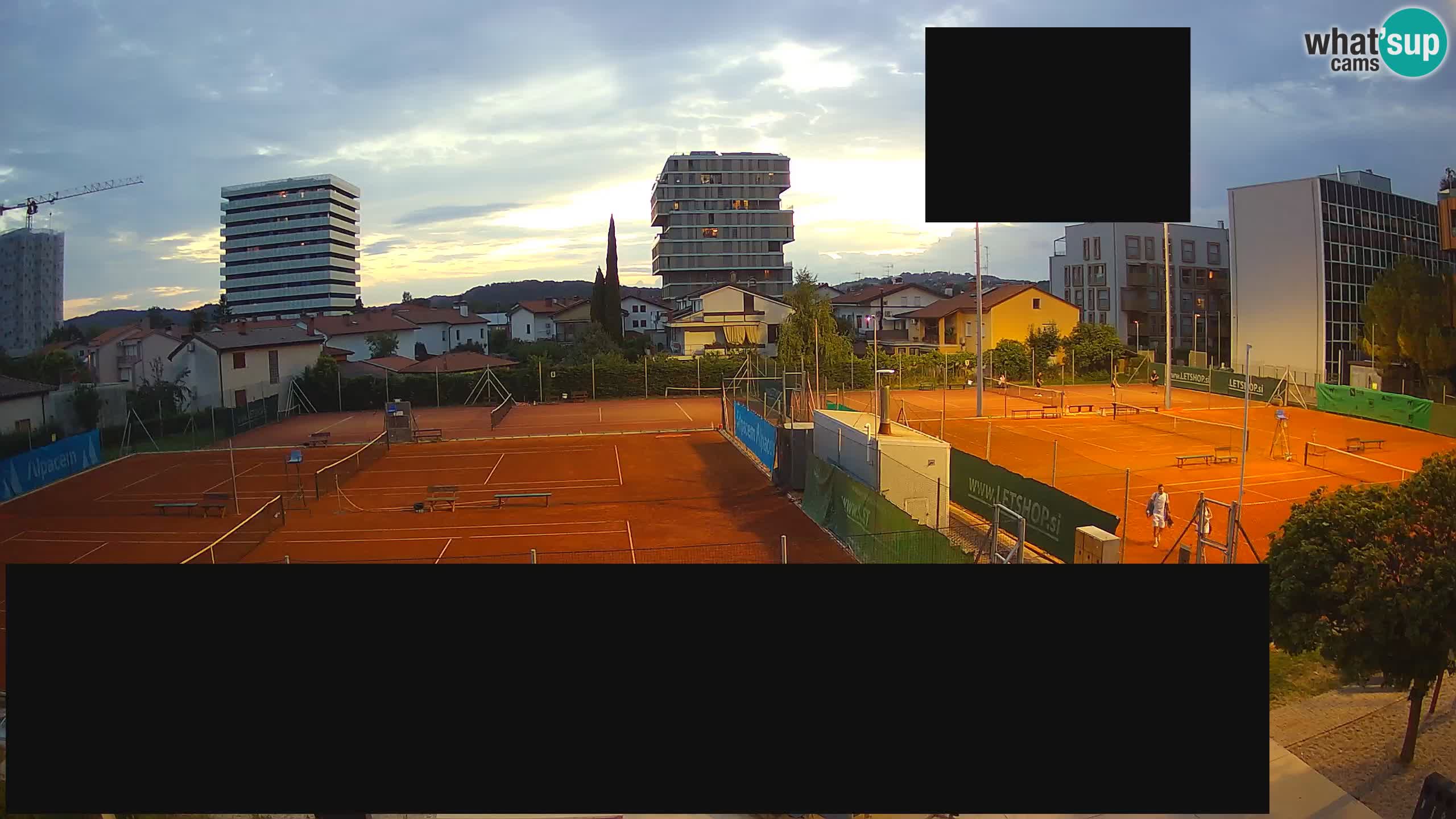 Live webcam ﻿Tennis Club Nova Gorica